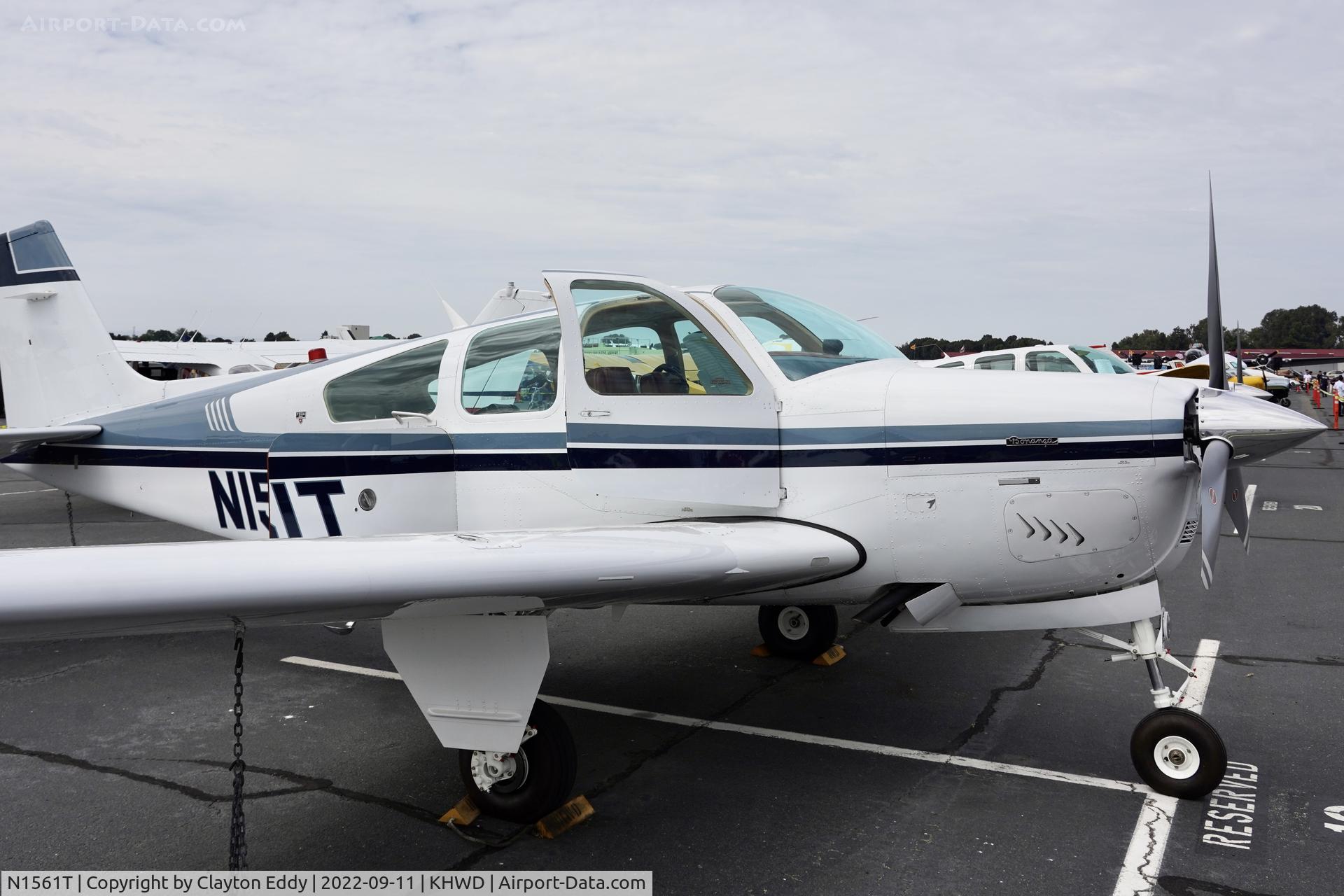 N1561T, 1994 Beech F33A Bonanza C/N CE-1777, Hayward airport in California 2022.