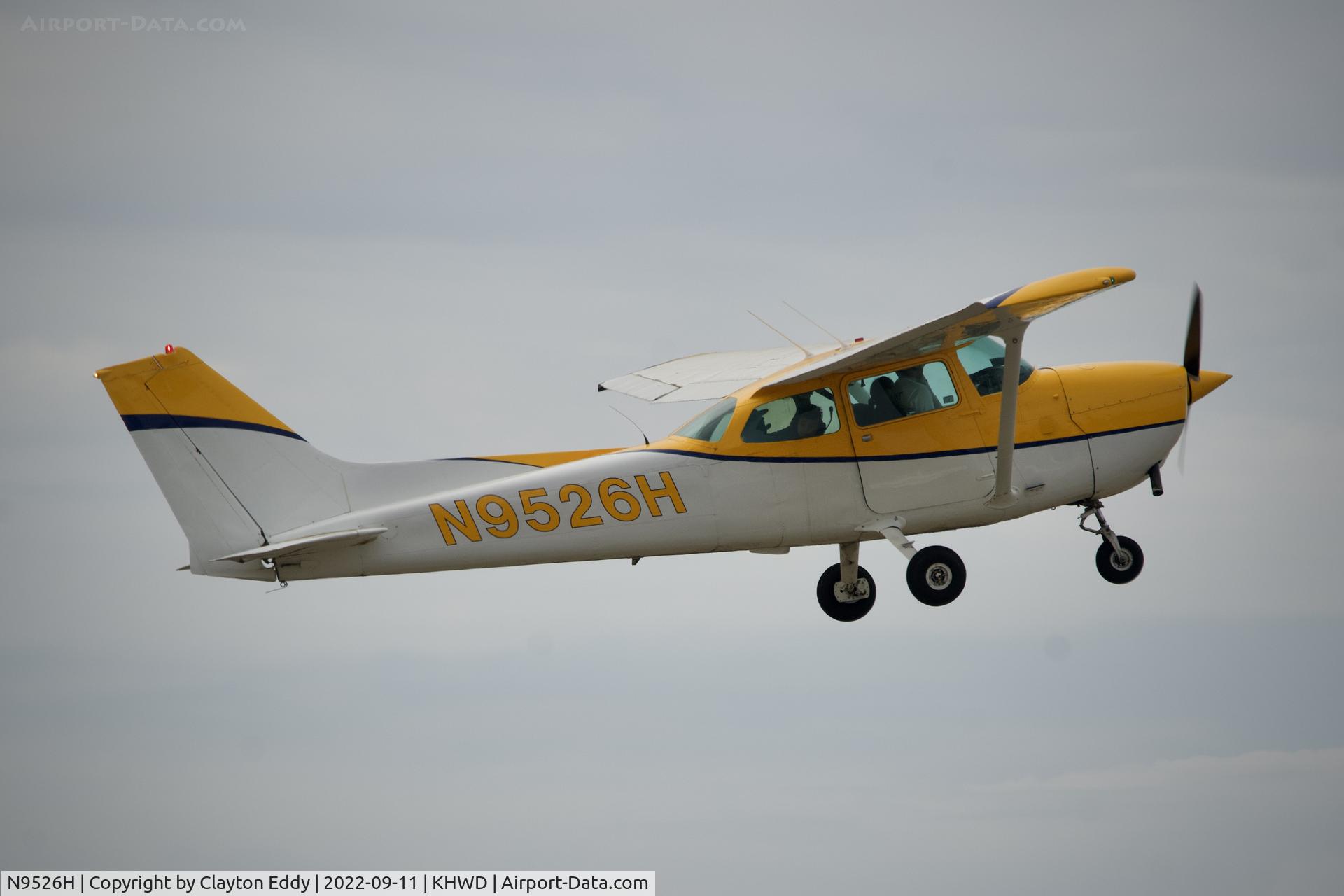 N9526H, 1975 Cessna 172M C/N 17266201, Hayward airport in California 2022.