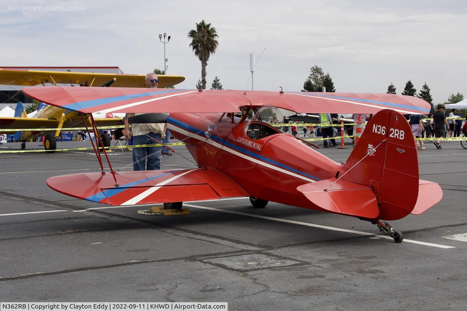 N362RB, 1975 Oldfield Baby Great Lakes C/N 123288117, Hayward airport open house. California. 2022.
