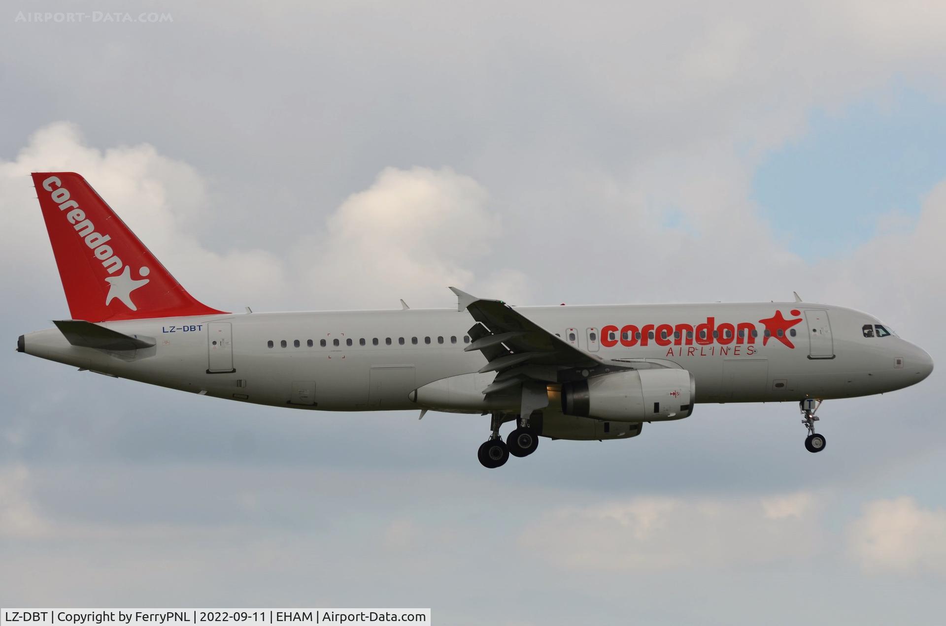 LZ-DBT, 2006 Airbus A320-232 C/N 2908, Corendon sent in one of their leased A320's