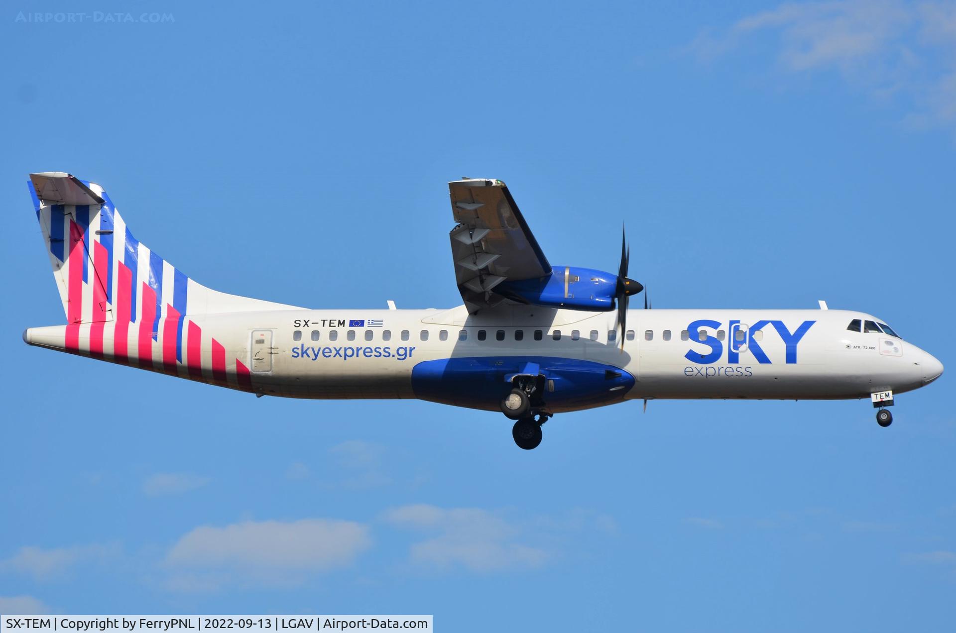 SX-TEM, 2021 ATR 72-600 C/N 1640, Arrival of Sky Express ATR72