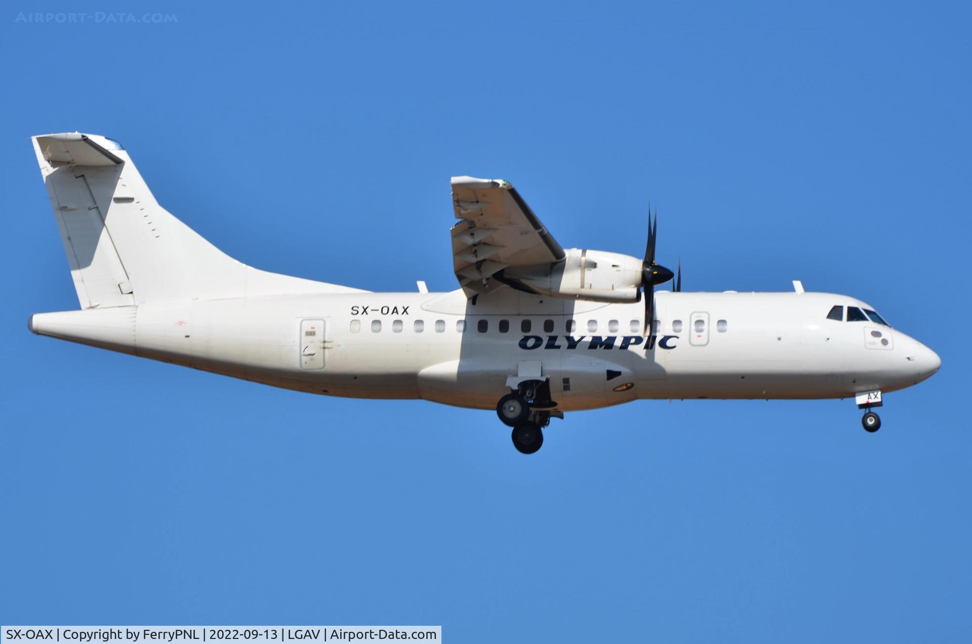 SX-OAX, 2014 ATR 42-600 C/N 1016, Olympic ATR42 without any colors