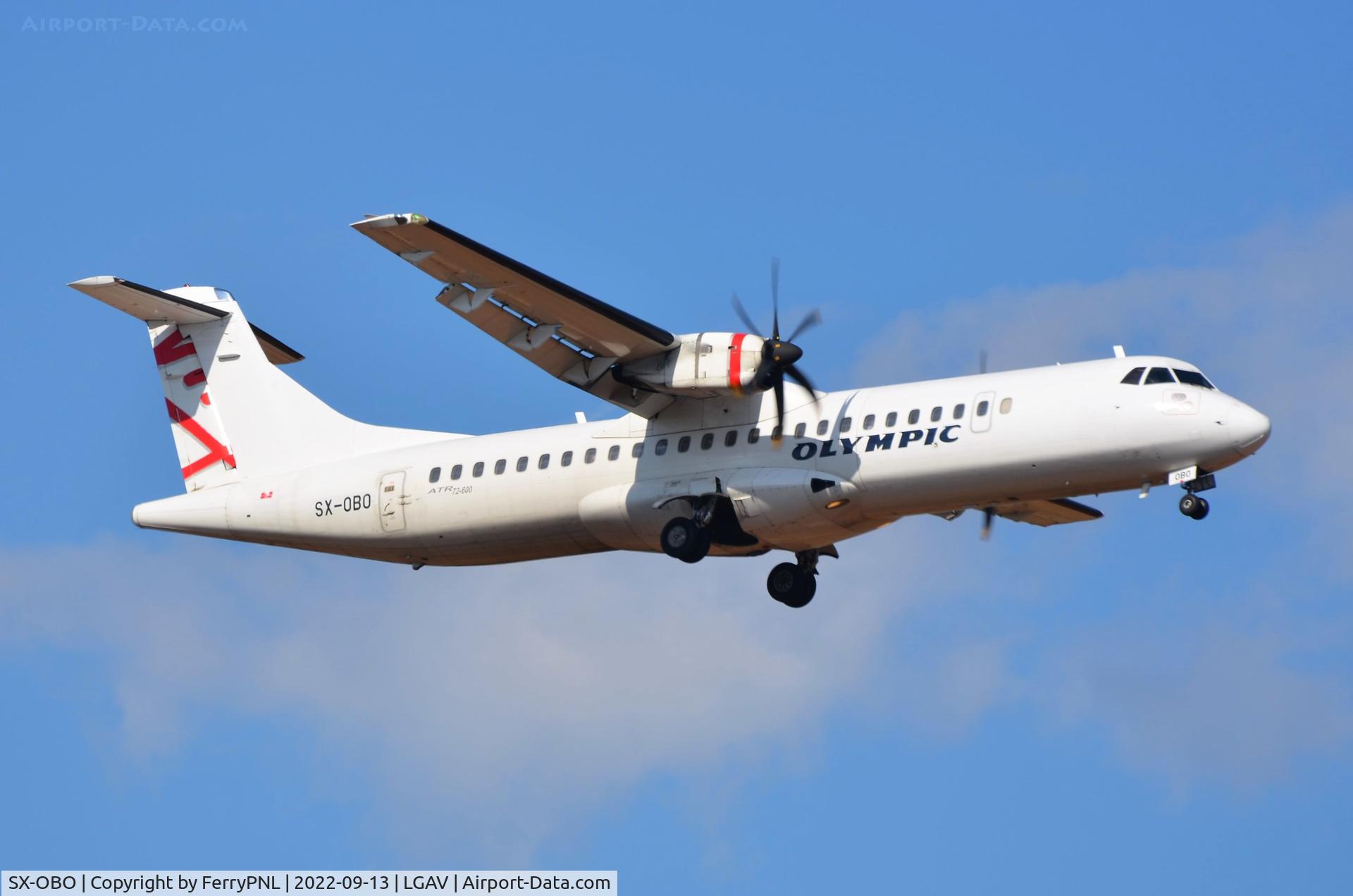 SX-OBO, 2012 ATR 72-600 (72-212A) C/N 1053, Greek spotters call this  a 