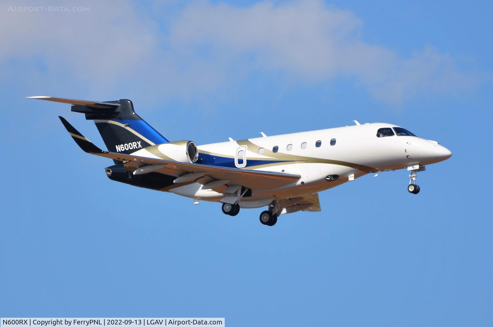 N600RX, 2021 Embaer SA EMB-550 Praetor 600 C/N 55020150, Arrival of Roux Investment EMB550