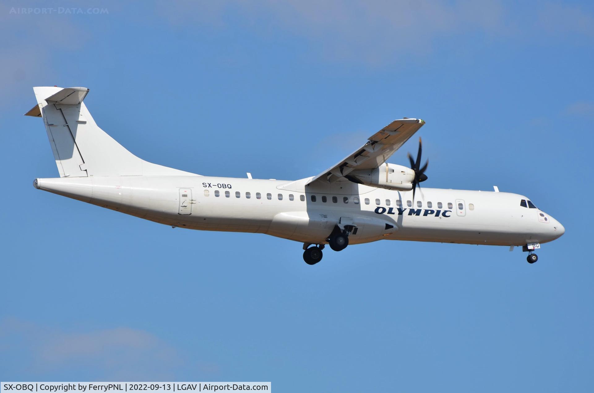 SX-OBQ, 2012 ATR 72-600 C/N 996, Olympic ATR72