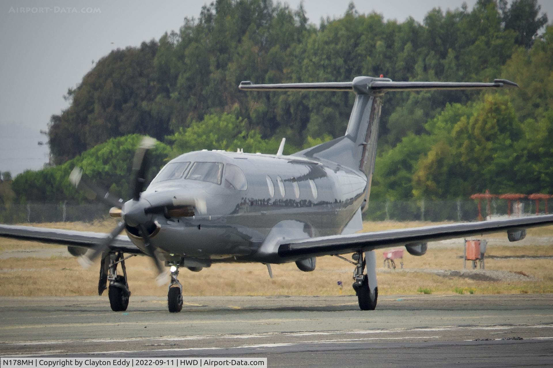 N178MH, 2008 Pilatus PC-12/47 C/N 875, Hayward Airport in California 2022.