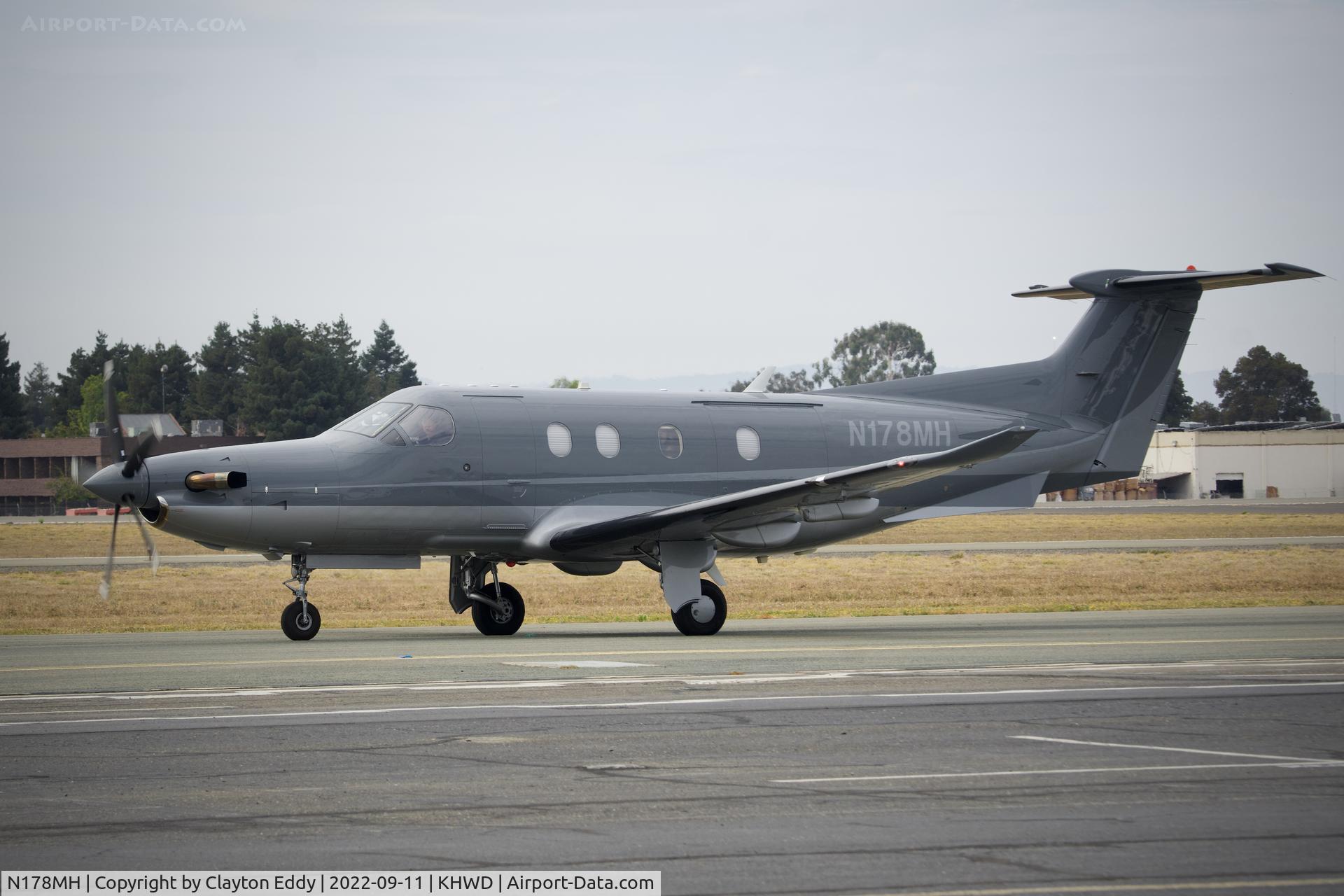 N178MH, 2008 Pilatus PC-12/47 C/N 875, Hayward Airport in California 2022.