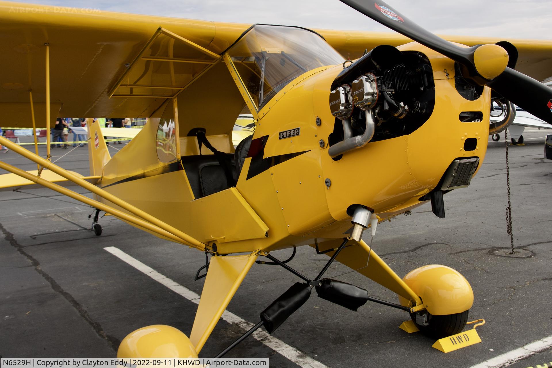 N6529H, 1946 Piper J3C-85 C/N 19718, Hayward airport open house. California 2022.