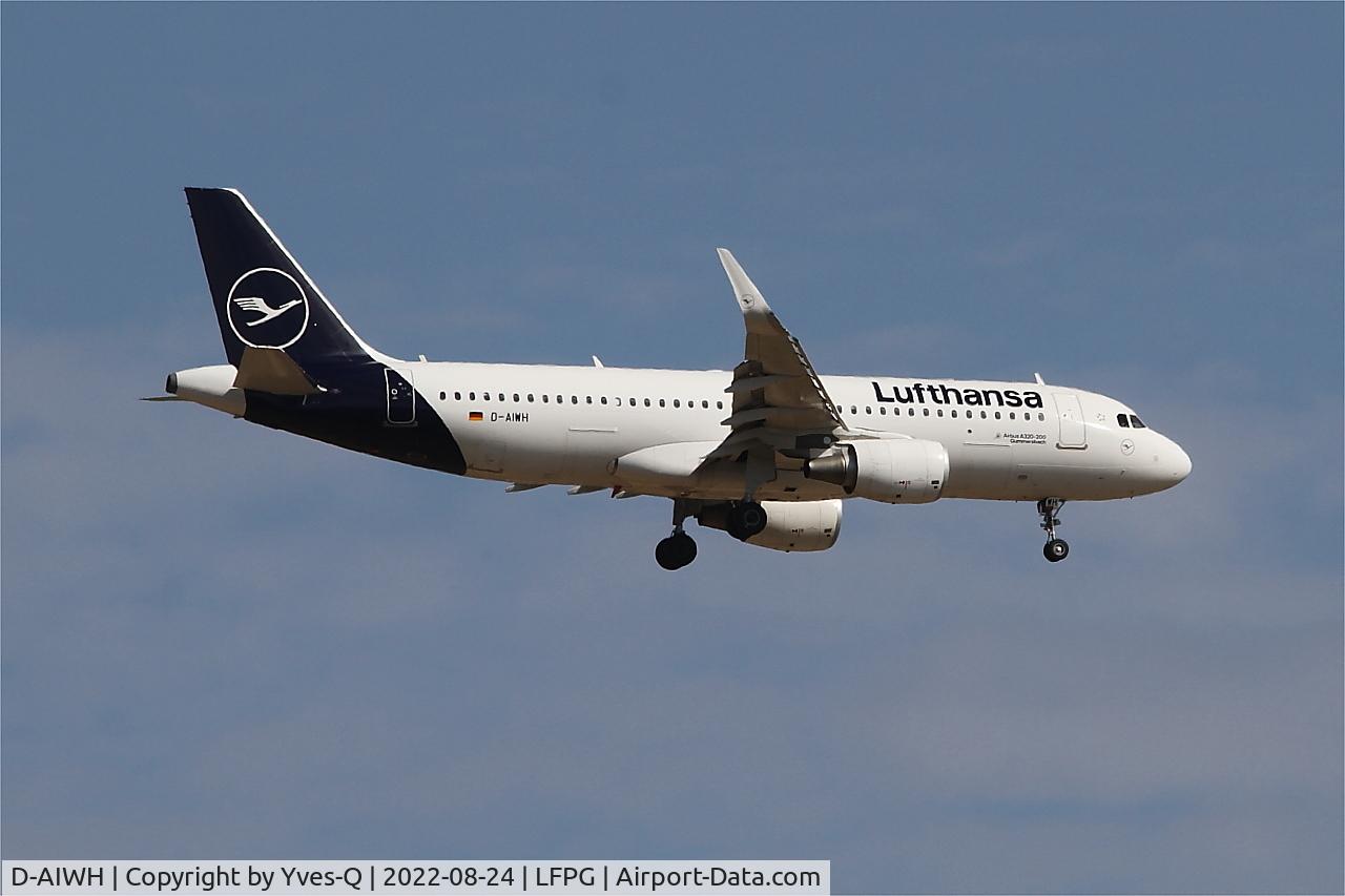 D-AIWH, 2019 Airbus A320-214 C/N 8911, Airbus A320-214, On final rwy 09L, Roissy Charles De Gaulle airport (LFPG-CDG)