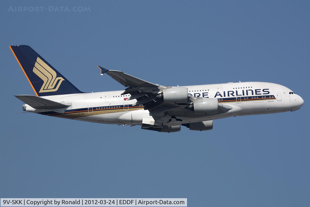 9V-SKK, 2009 Airbus A380-841 C/N 051, at fra