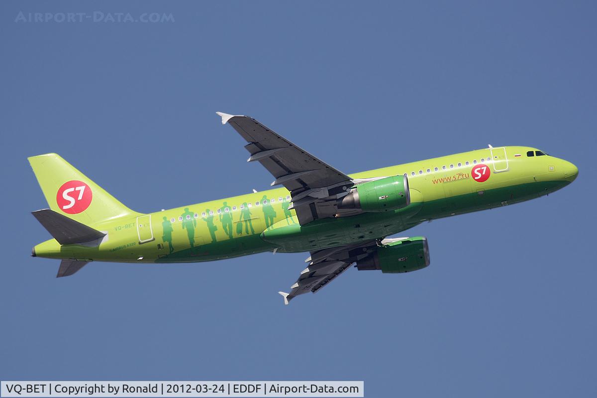 VQ-BET, 2009 Airbus A320-214 C/N 4150, at fra