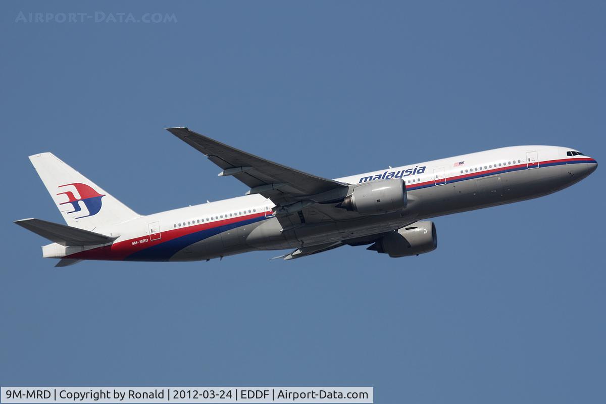 9M-MRD, 1997 Boeing 777-2H6/ER C/N 28411, at fra
