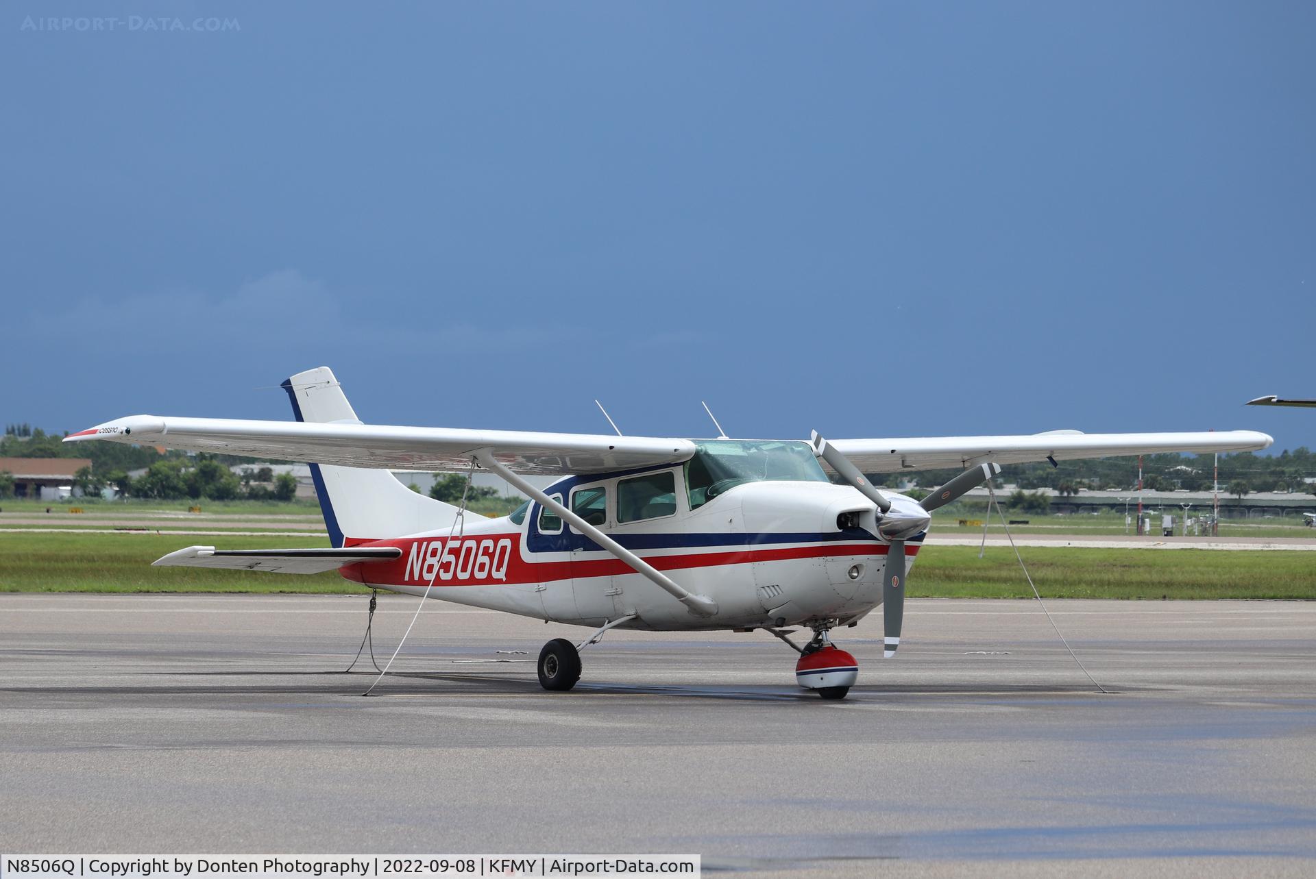 N8506Q, 1976 Cessna TU206F Turbo Stationair C/N U20603363, Cessna Turbo Stationair parked on the Base Ops ramp at Page Field