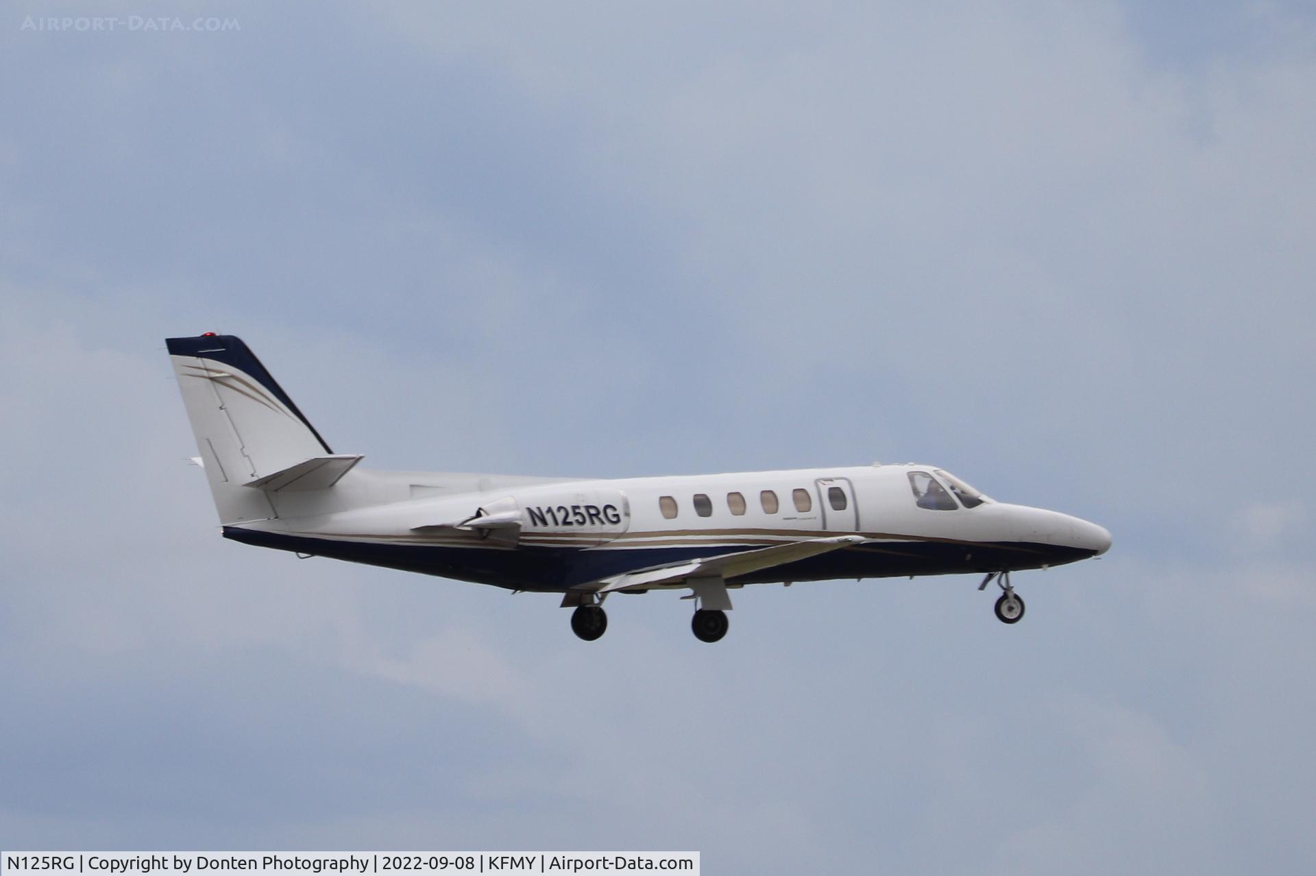 N125RG, 1981 Cessna 550 C/N 550-0248, Cessna Citation II departs Runway 23 at Page Field enroute to Clinton Municipal Airport