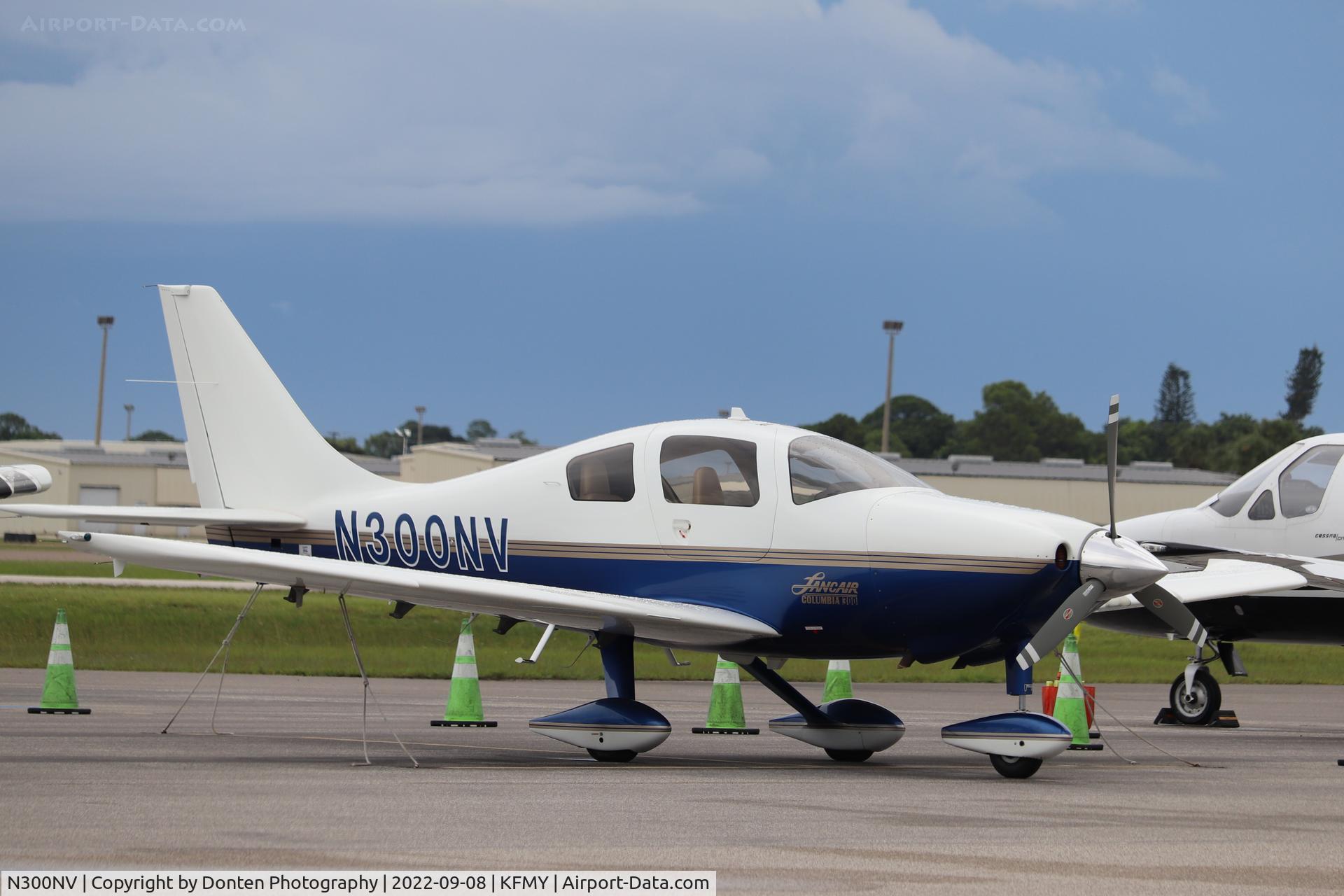 N300NV, 2003 Lancair LC-40-550FG C/N 40064, Lancair parked on the Base Ops ramp at Page Field