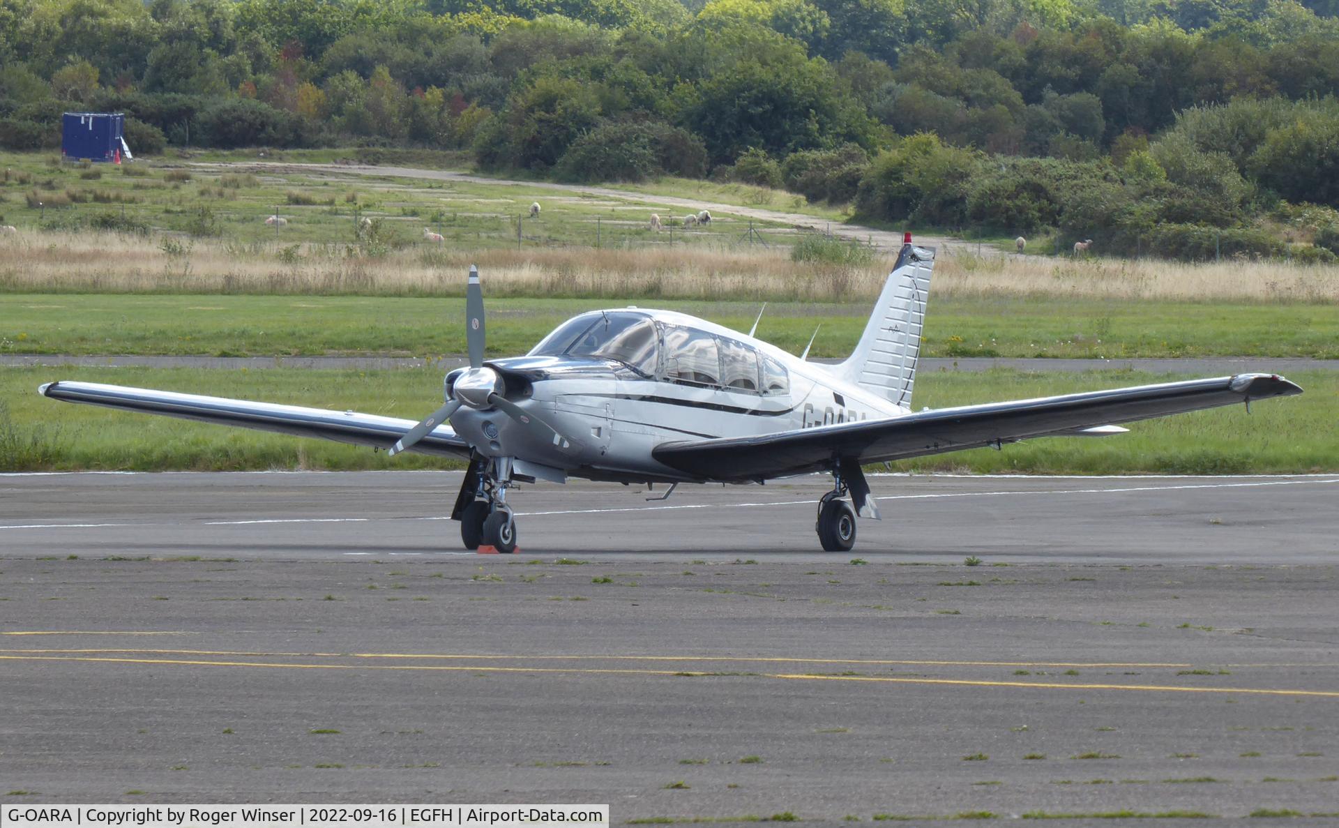 G-OARA, 1988 Piper PA-28R-201 Cherokee Arrow III C/N 2837002, Visiting Arrow.