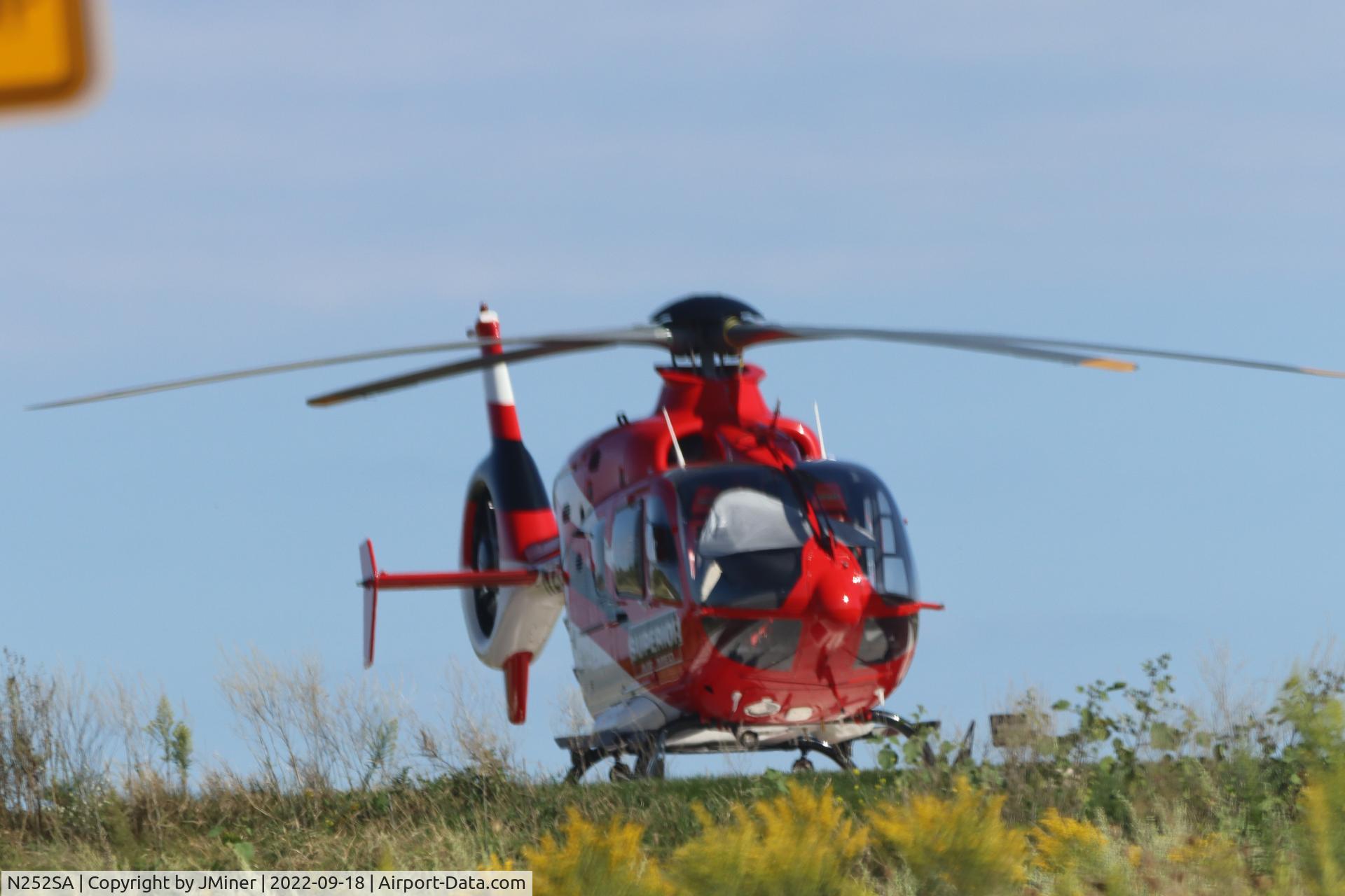 N252SA, 2008 Eurocopter EC-135P-2+ C/N 0707, Landed at Advocate Sherman Hospital in Elgin IL.