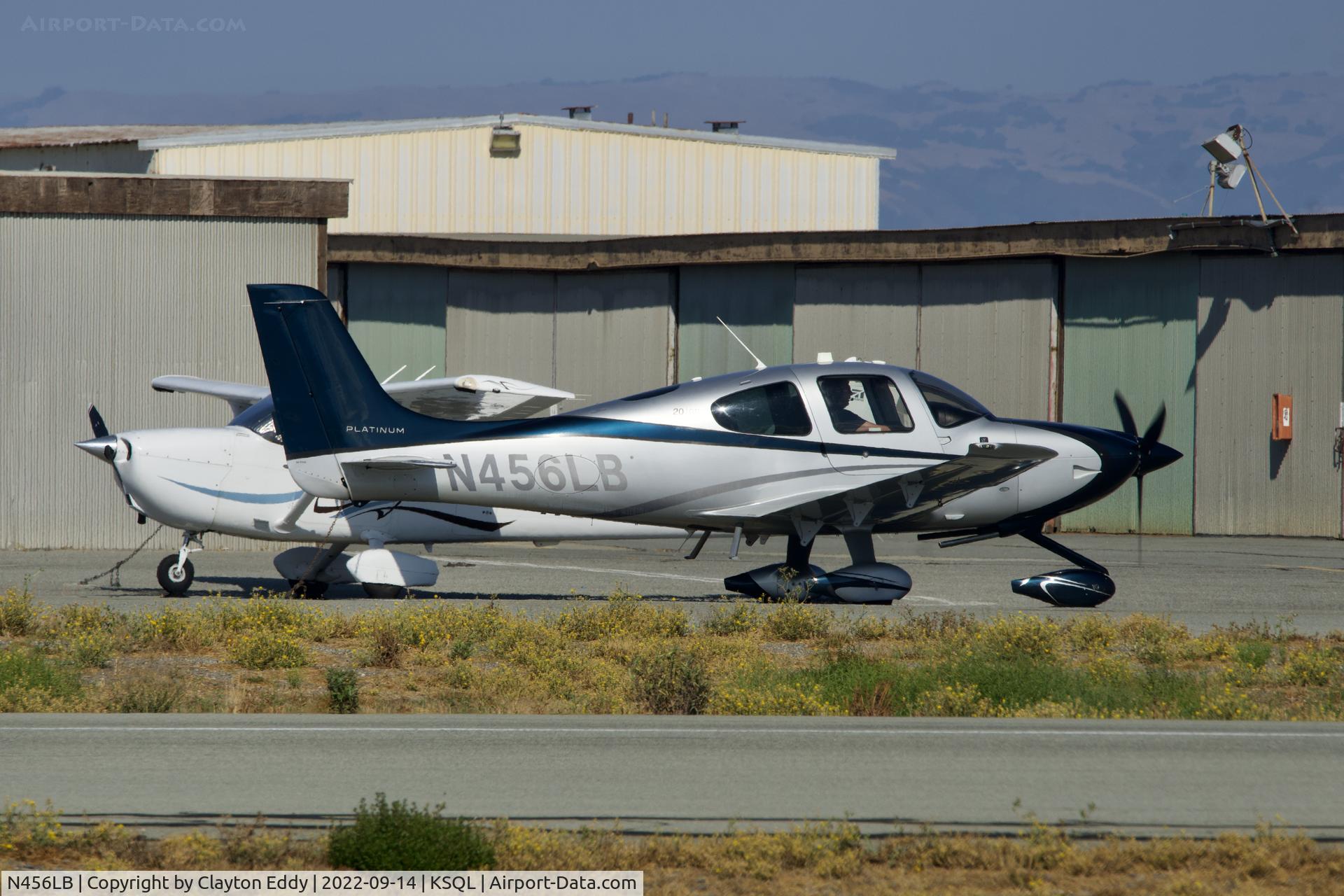 N456LB, 2014 Cirrus SR20 C/N 2256, San Carlos Airport in California 2022.