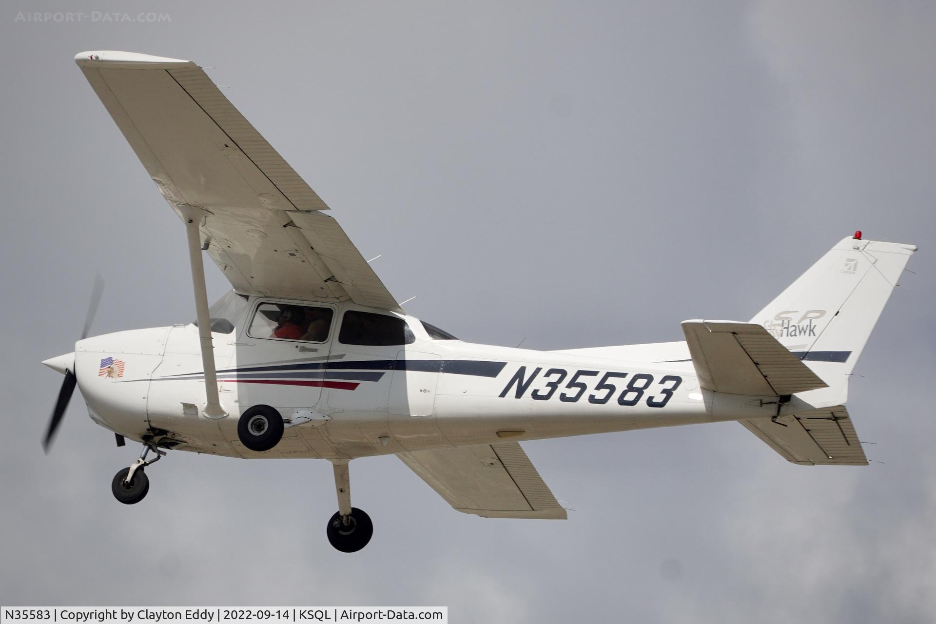 N35583, Cessna 172S C/N 172S8872, San Carlos Airport in California 2022.