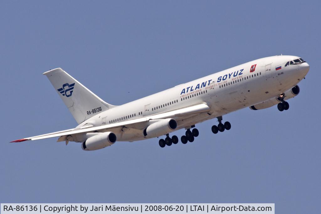 RA-86136, 1991 Ilyushin IL-86 C/N 51483210094, RA-86136