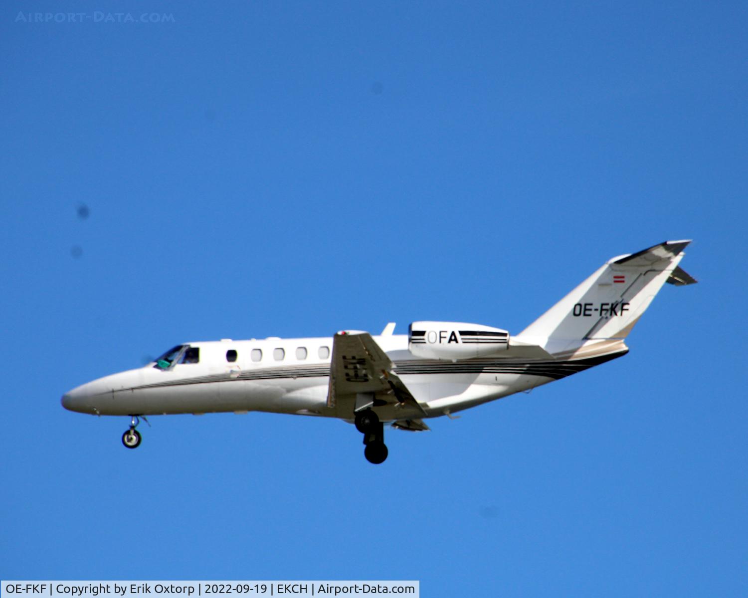 OE-FKF, 2012 Cessna 525A CitationJet CJ2+ C/N 525A-0487, OE-FKF landing rw 30