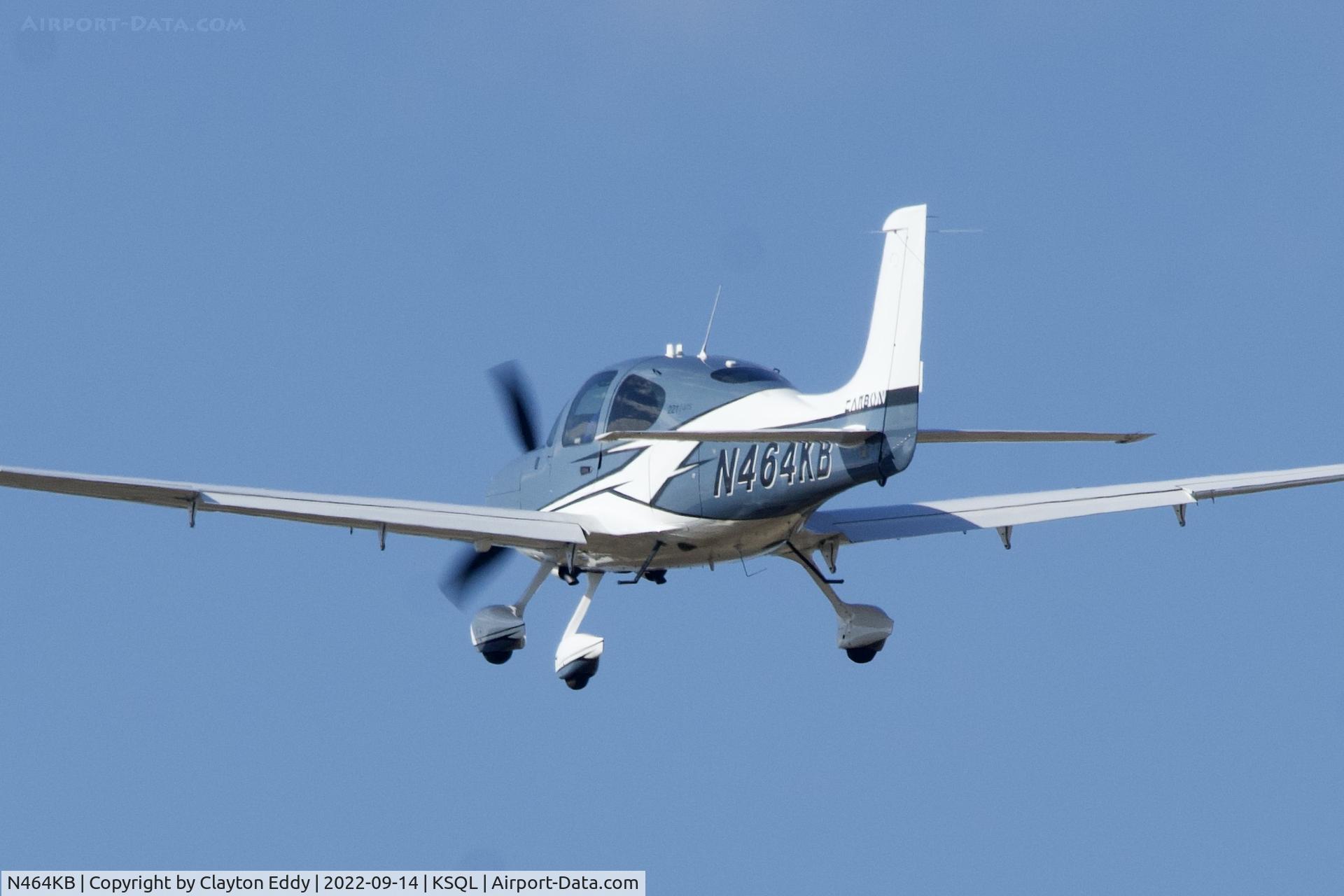 N464KB, , San Carlos Airport in California 2022.
