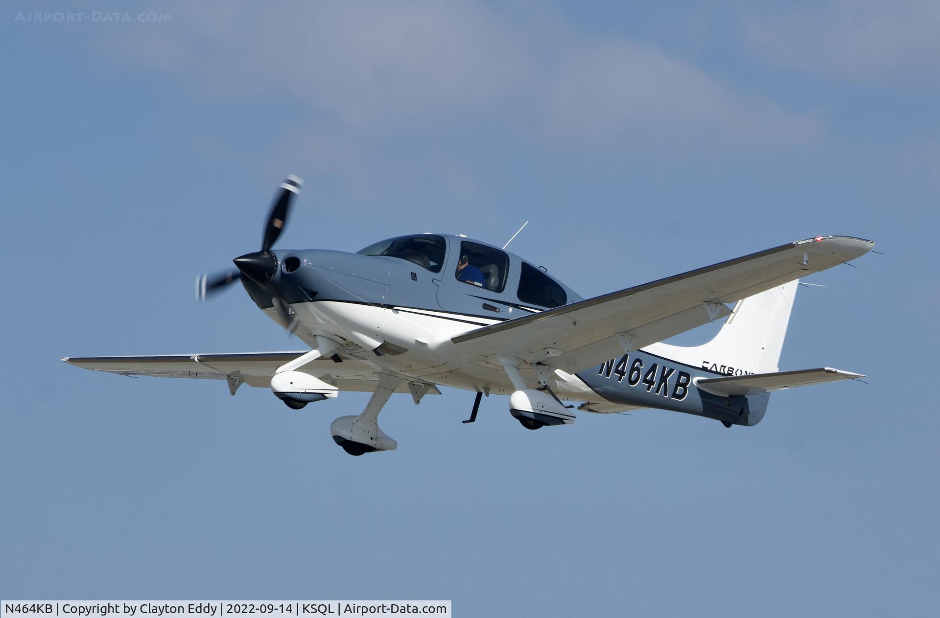 N464KB, , San Carlos Airport in California 2022.