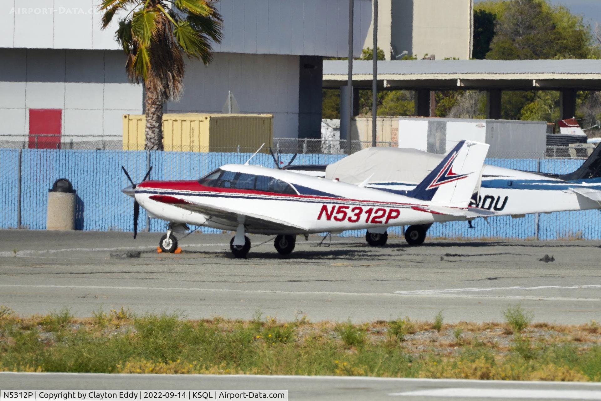 N5312P, 1958 Piper PA-24-250 Comanche C/N 24-353, San Carlos Airport in California 2022.