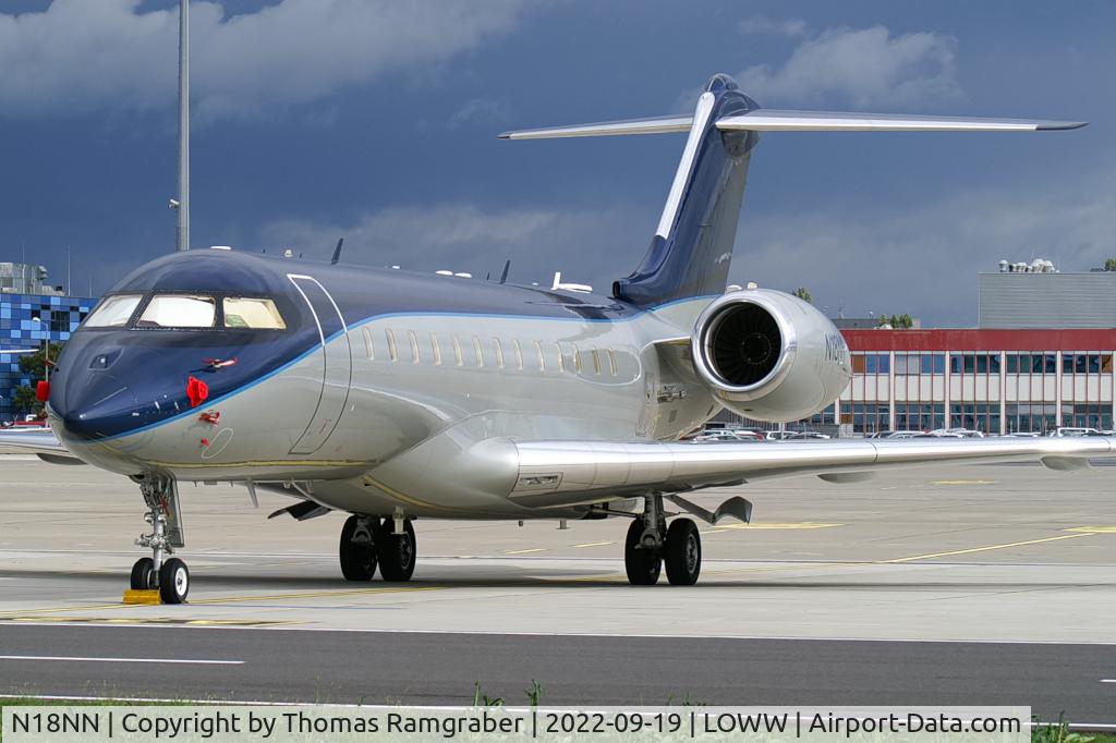 N18NN, 2006 Bombardier BD-700-1A10 Global Express XRS C/N 9185, private Bombardier Global Express XRS