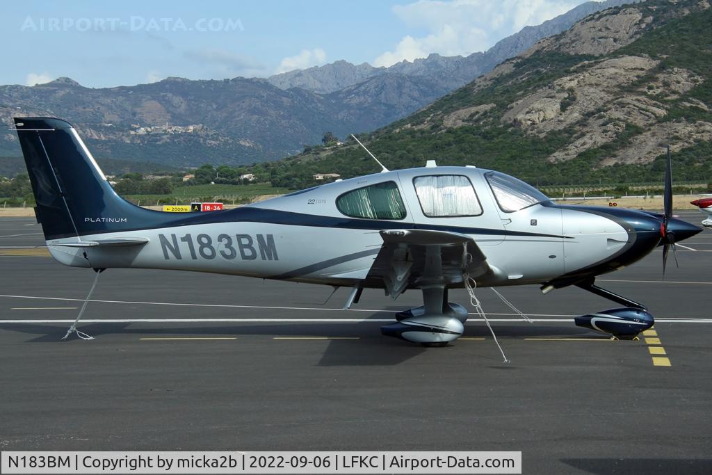 N183BM, 2014 Cirrus SR22 C/N 4080, Parked