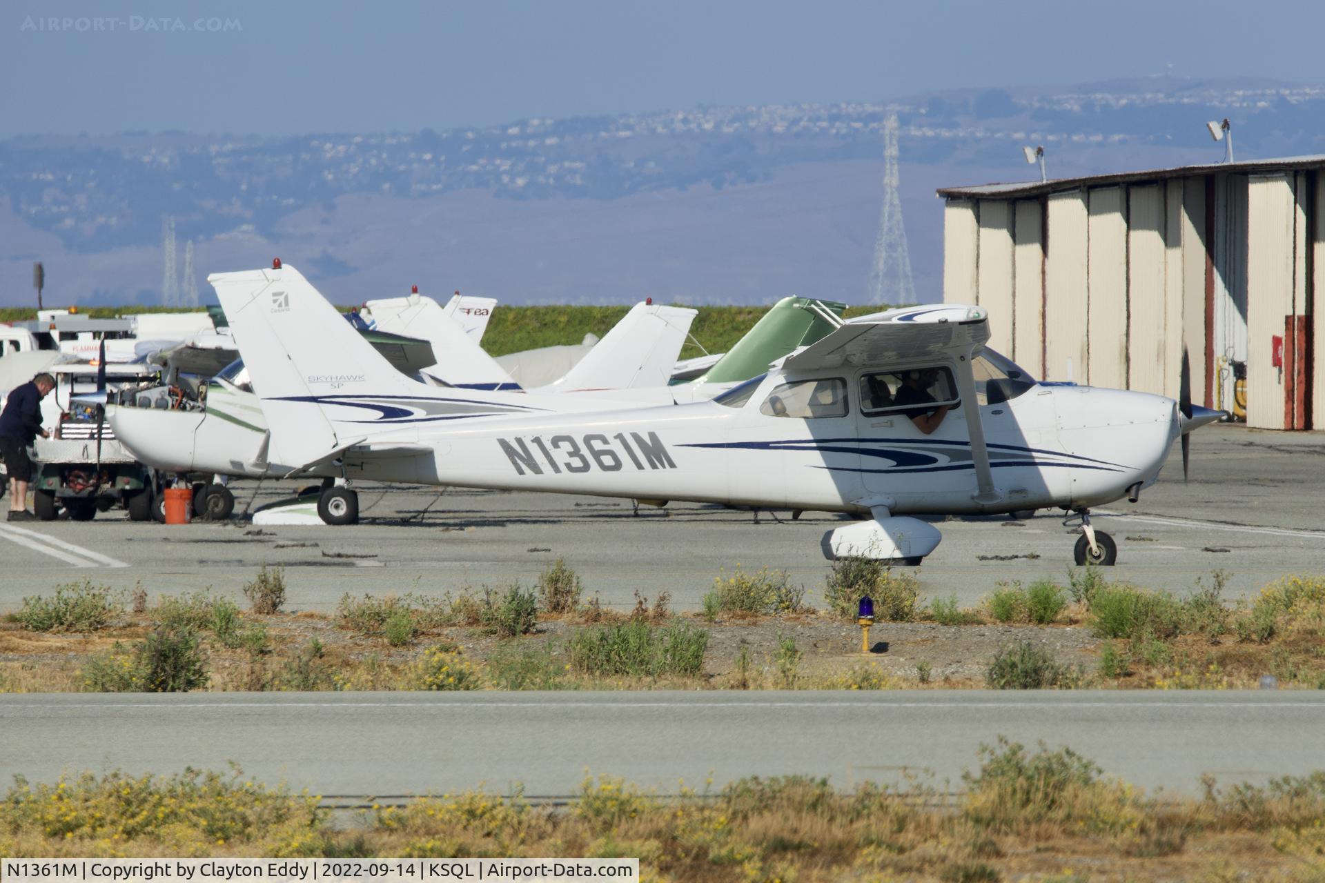 N1361M, 2005 Cessna 172S Skyhawk SP C/N 172S9842, San Carlos Airport t in California 2022.
