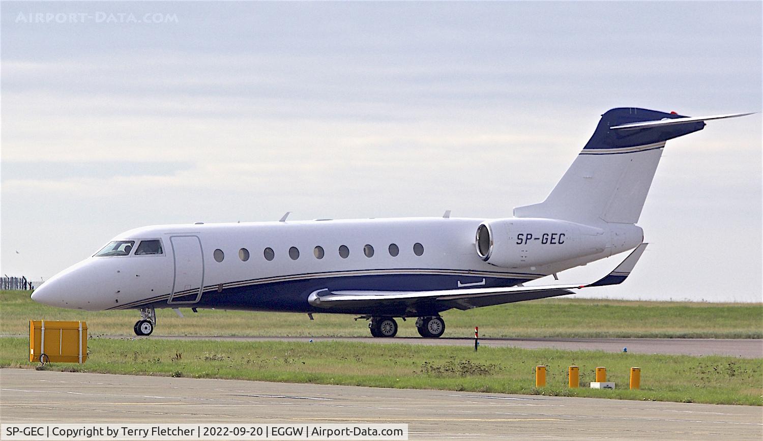 SP-GEC, 2014 Israel Aircraft Industries Gulfstream G280 C/N 2042, At Luton