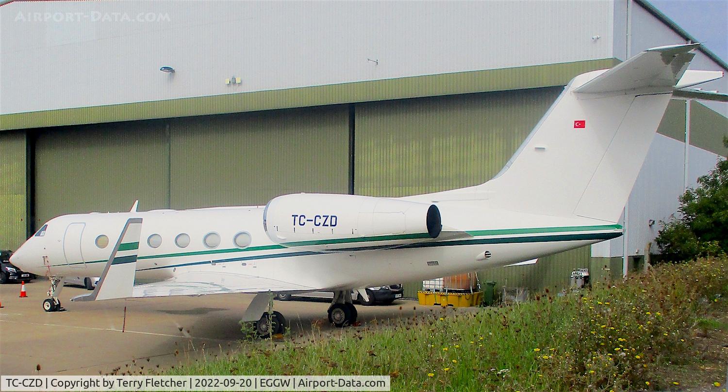 TC-CZD, 2016 Gulfstream Aerospace GIV-X (G450) C/N 4354, At Luton
