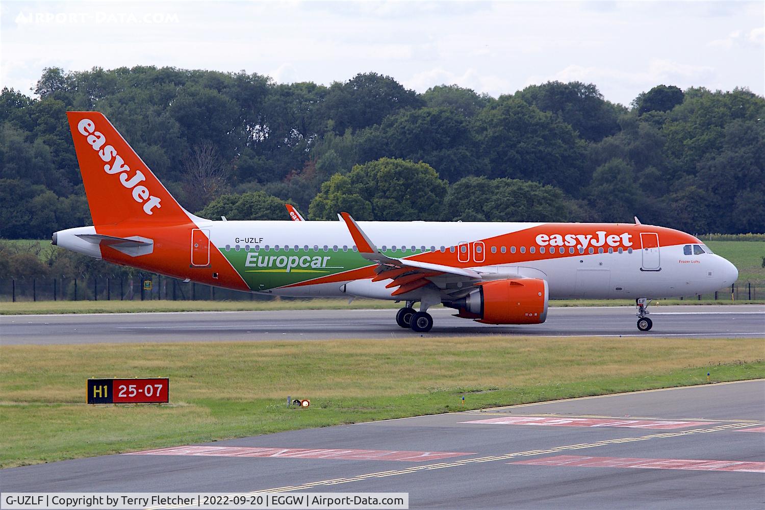 G-UZLF, 2019 Airbus A320-251N C/N 9103, At Luton
