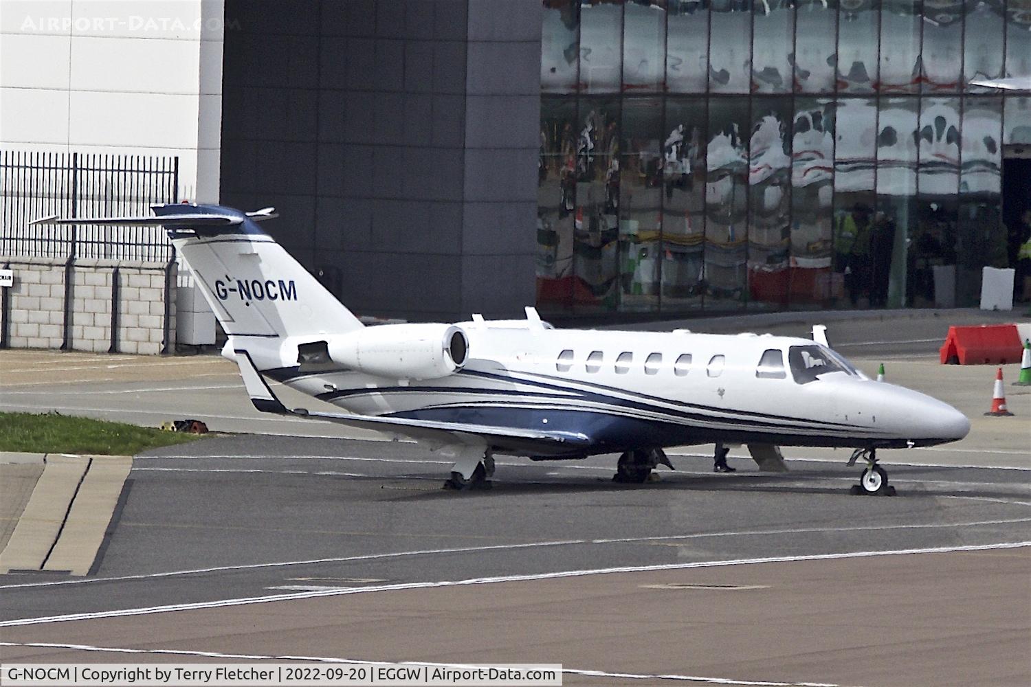 G-NOCM, 2005 Cessna 525A CitationJet CJ2 C/N 525A-0239, At Luton