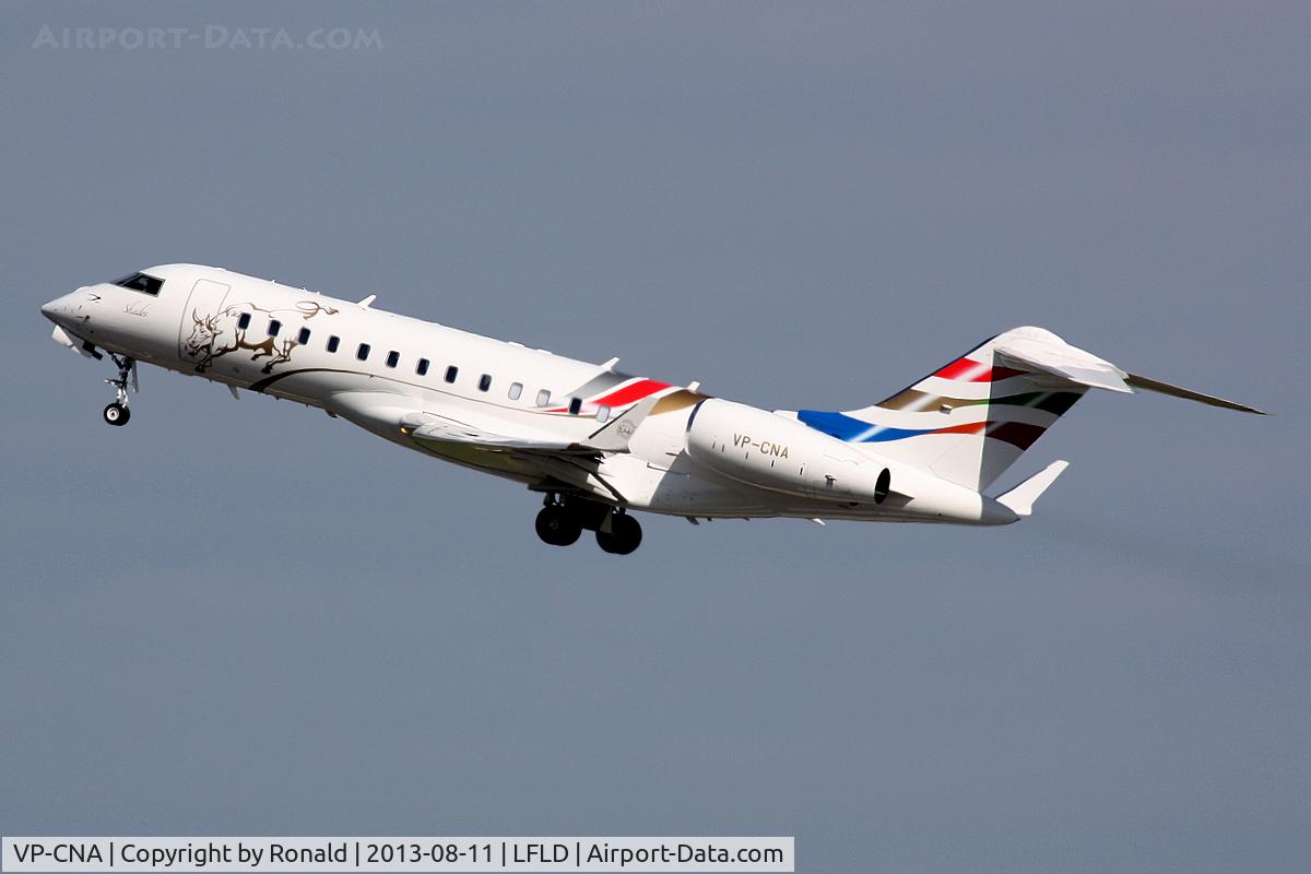 VP-CNA, 2009 Bombardier BD-700-1A10 Global Express XRS C/N 9341, at le bourget