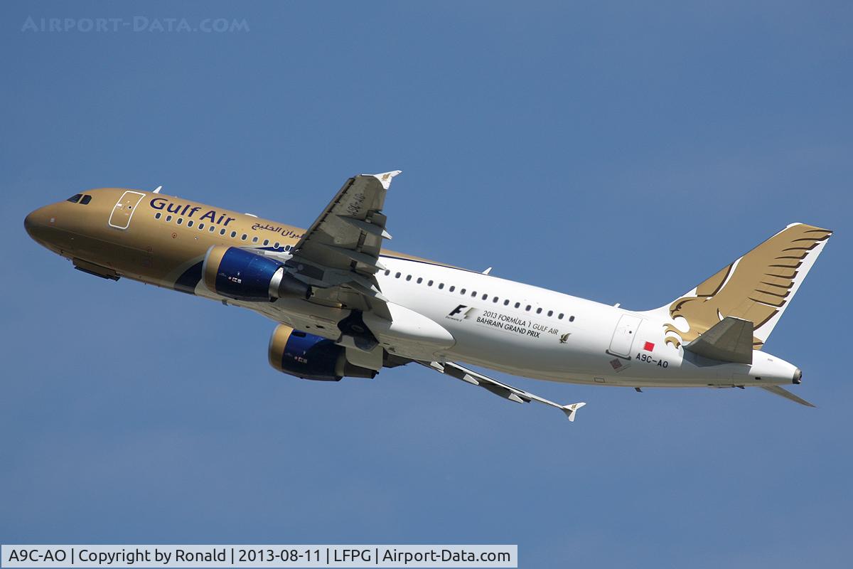 A9C-AO, 2011 Airbus A320-214 C/N 4860, at cdg
