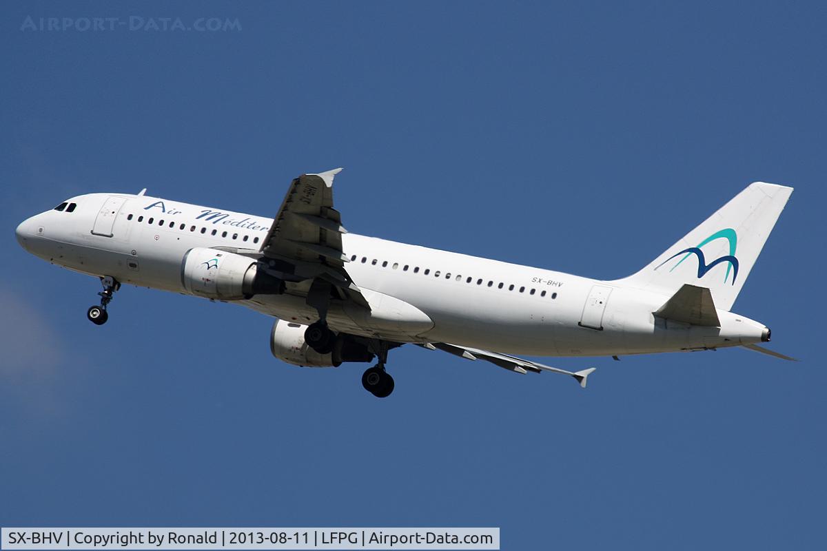 SX-BHV, 1992 Airbus A320-211 C/N 293, at cdg