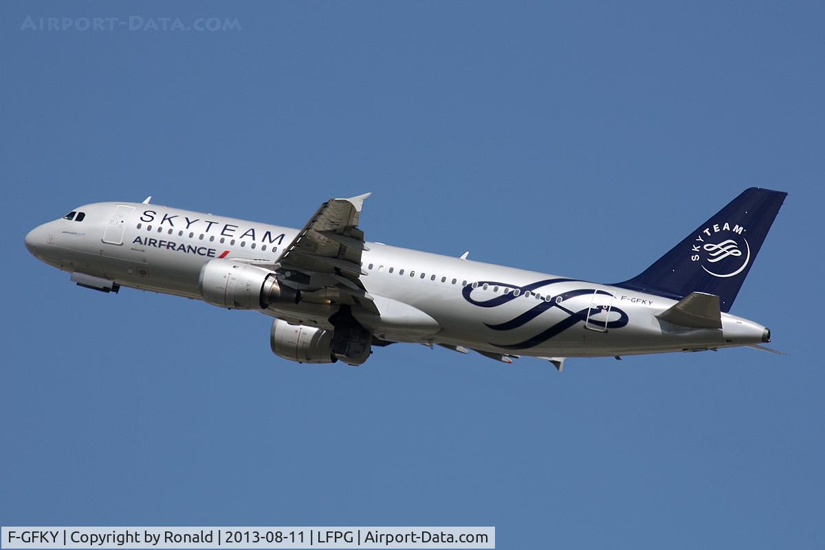 F-GFKY, 1991 Airbus A320-211 C/N 0285, at cdg