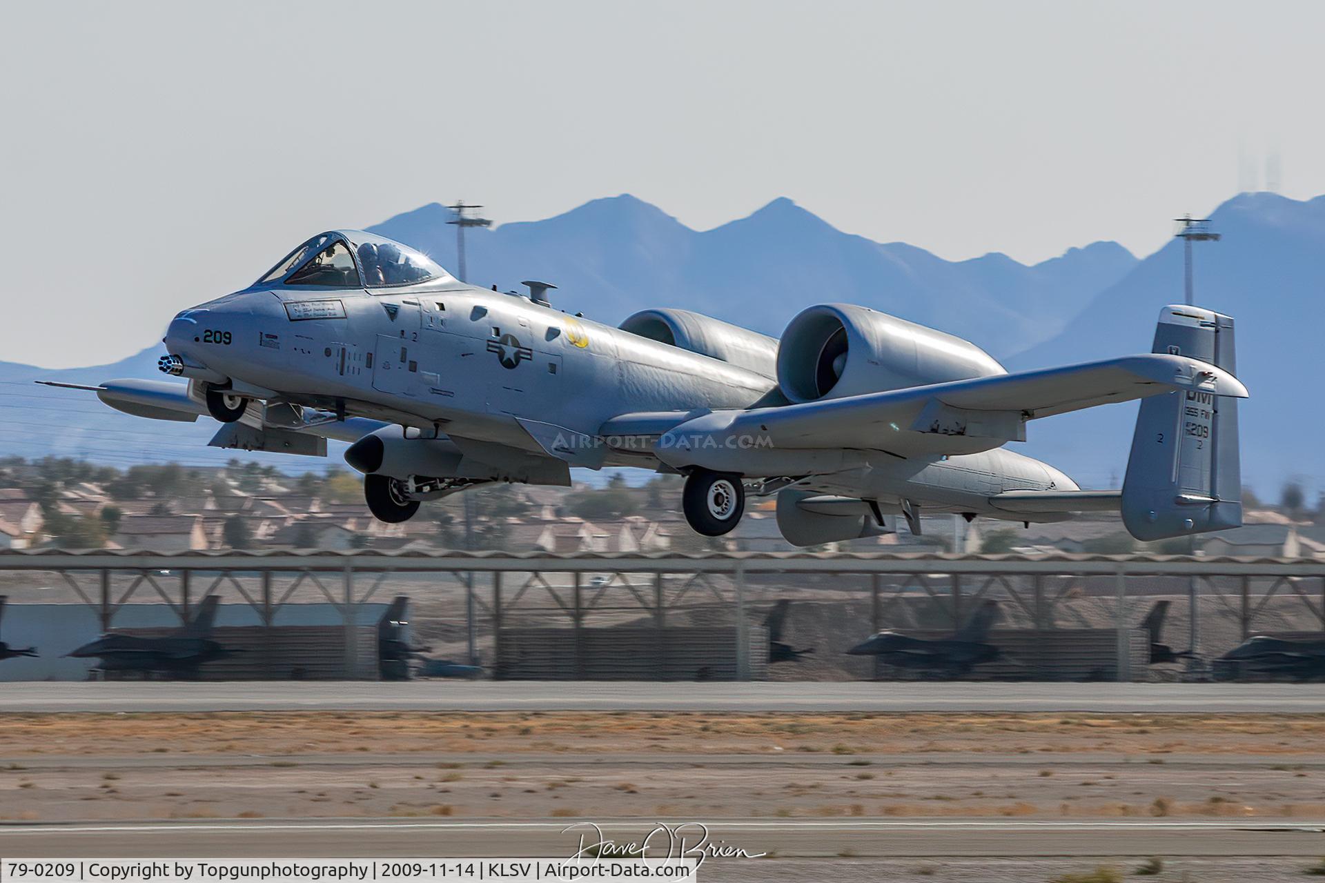 79-0209, 1979 Fairchild Republic A-10C Thunderbolt II C/N A10-0473, A-10 West Coast Demo take off