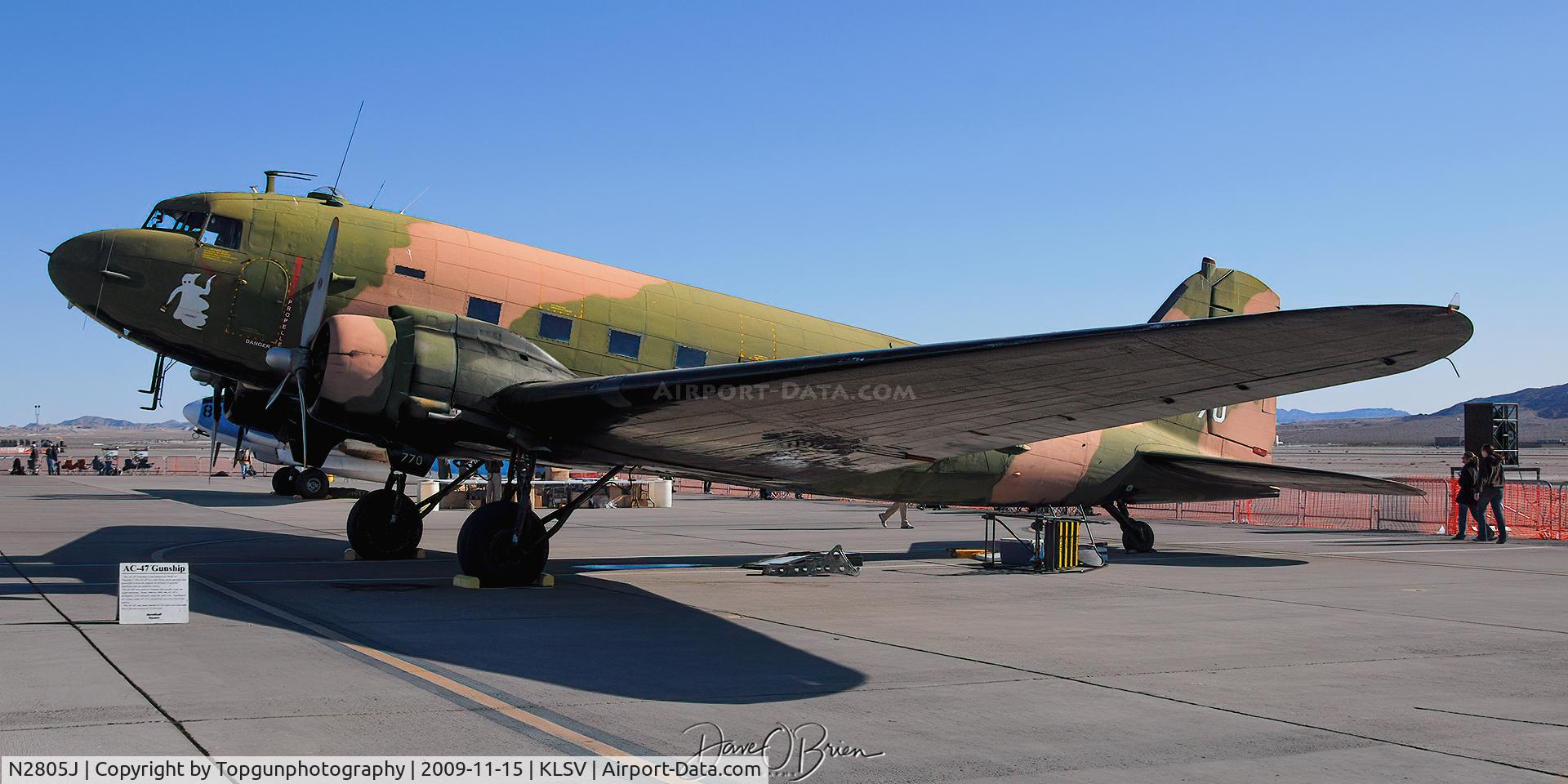 N2805J, 1944 Douglas DC3C-R-1830-90C C/N 20835, AC-47 SPOOKY
