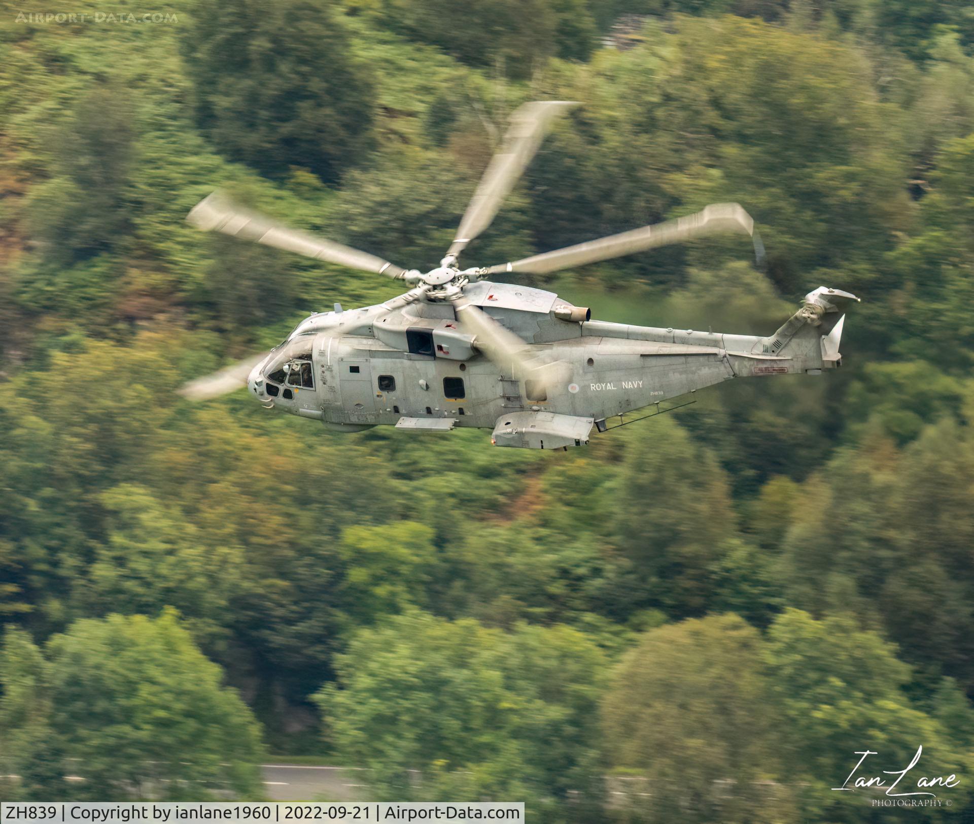 ZH839, 1999 AgustaWestland EH-101 Merlin HM.1 C/N 50081/RN19, Lake District LFA17