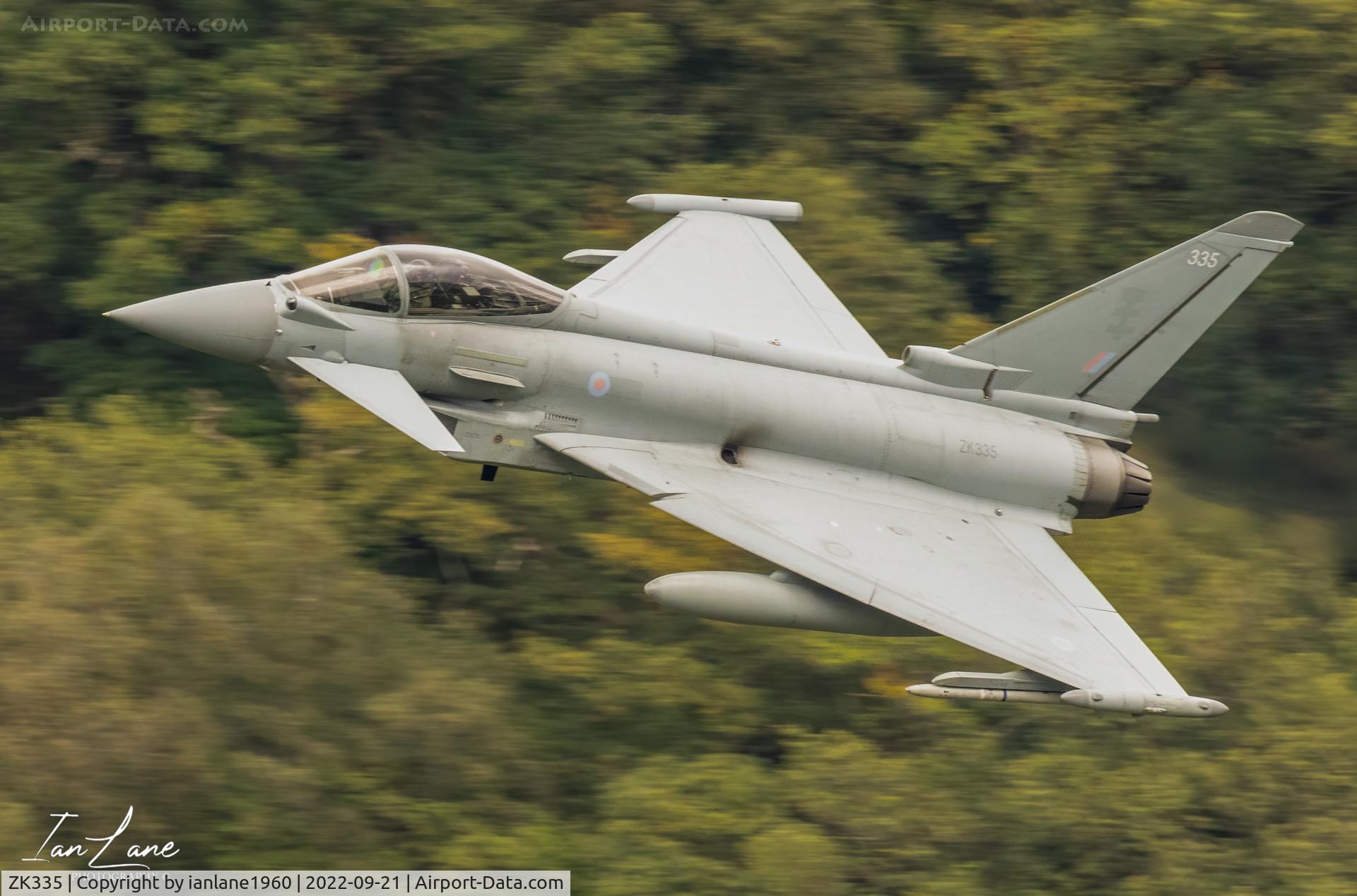 ZK335, 2012 Eurofighter EF 2000 Typhoon FGR4 C/N BS096/359, LFA17 Cumbria