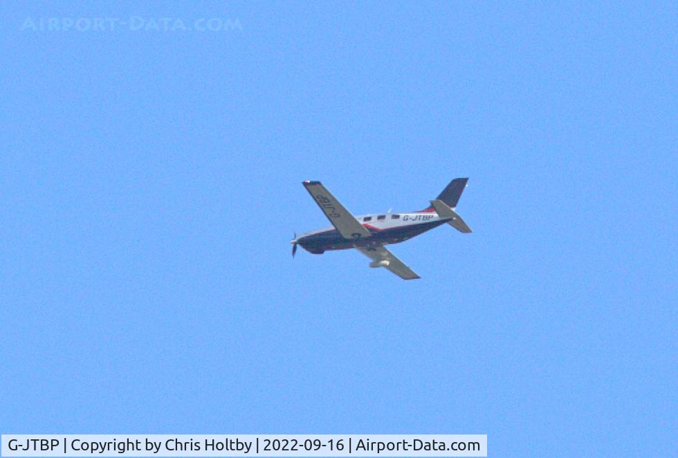 G-JTBP, 2018 Piper PA-46-350p Malibu Mirage C/N 4636724, Over Potters Bar, Herts