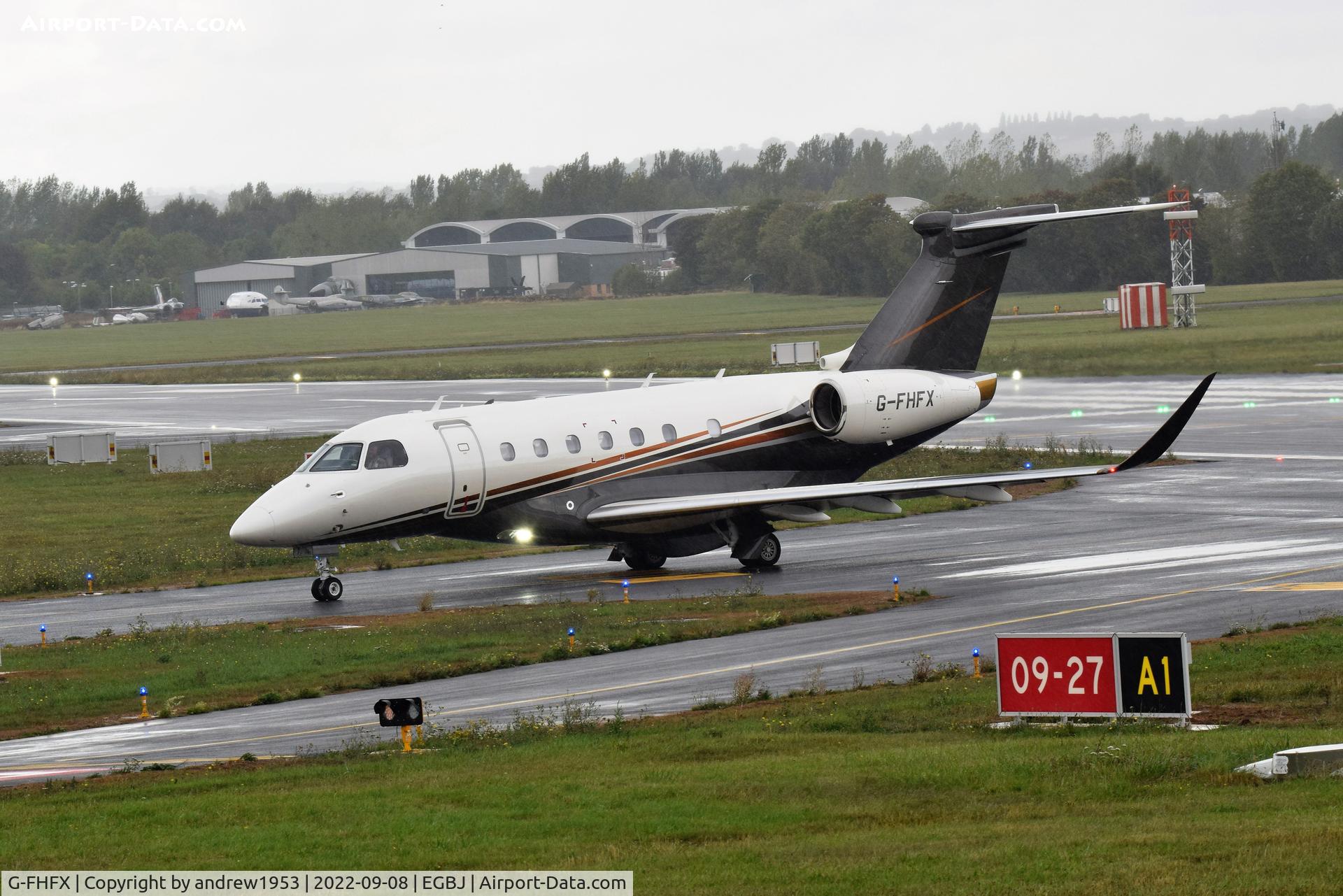 G-FHFX, 2020 Embraer EMB-550 Praetor 600 C/N 55020121, G-FHFX at Gloucestershire Airport.