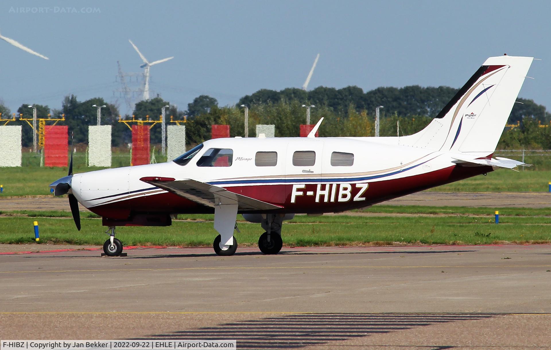F-HIBZ, 2008 Piper PA-46-350P Malibu Mirage Malibu Mirage C/N 4636452, Lelystad Airport
