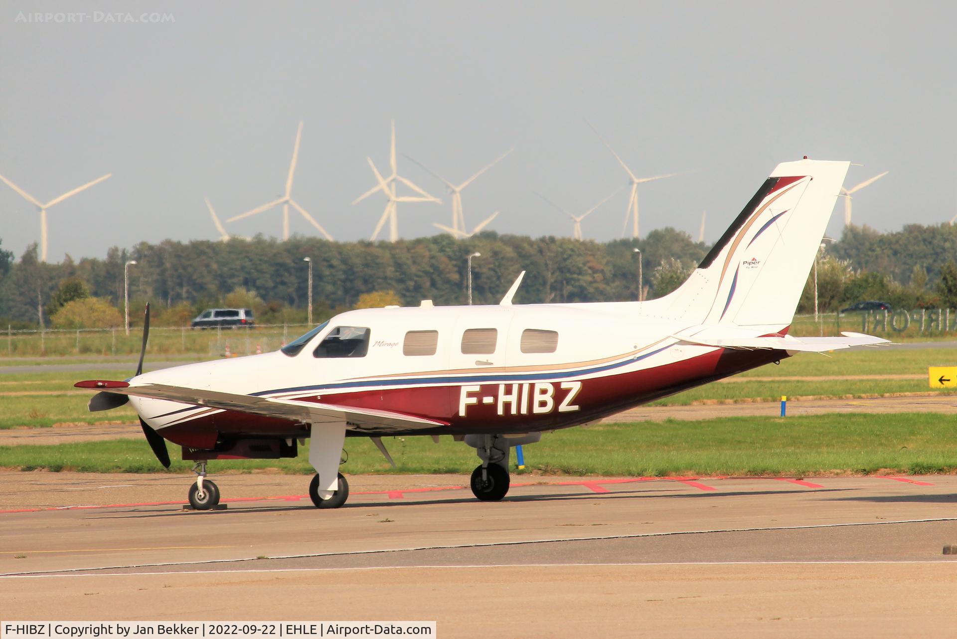F-HIBZ, 2008 Piper PA-46-350P Malibu Mirage Malibu Mirage C/N 4636452, Lelystad Airport