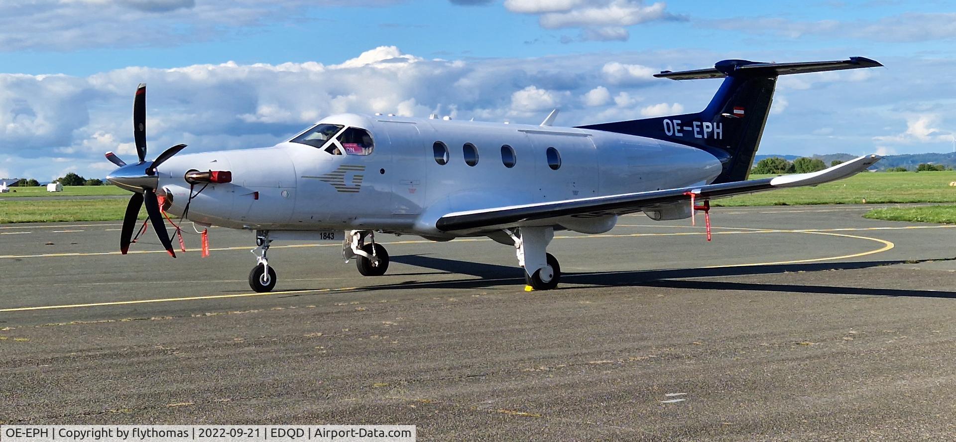 OE-EPH, 2018 Pilatus PC-12/47E C/N 1843, OE-EPH Bayreuth Airport