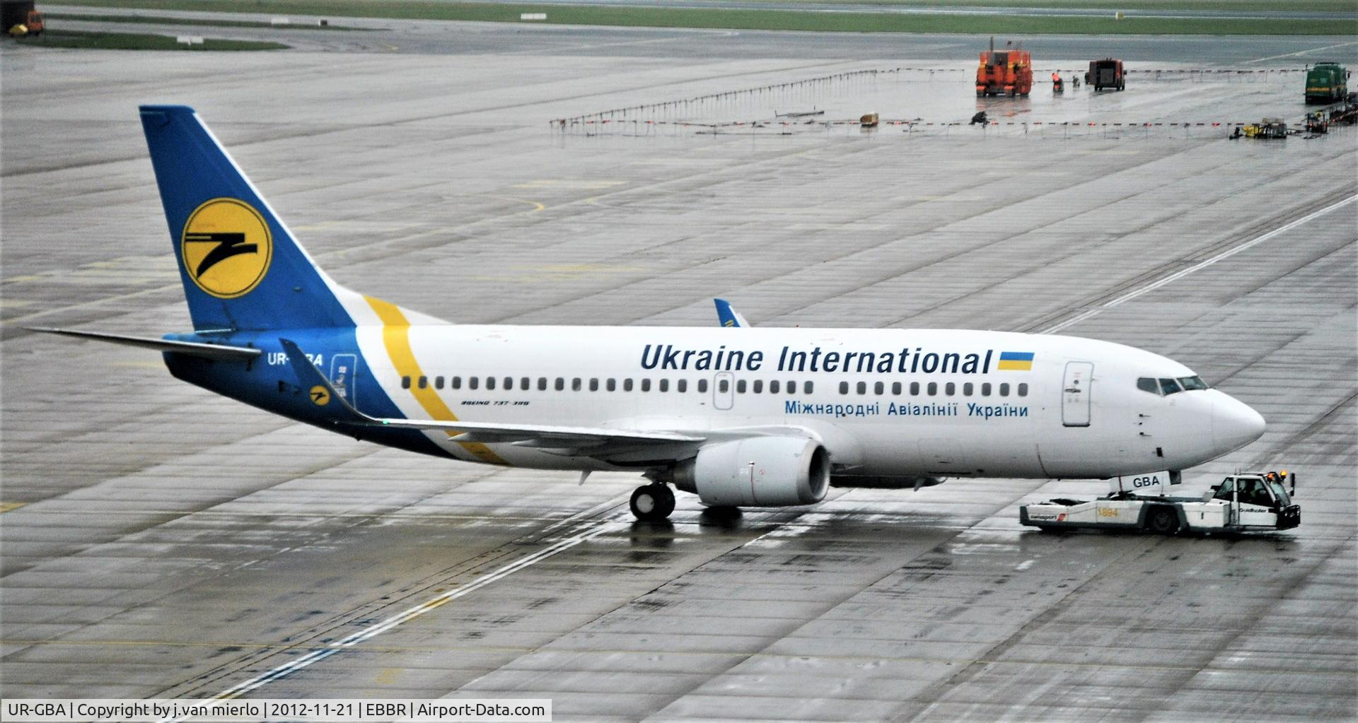 UR-GBA, 1997 Boeing 737-36N C/N 28670, Brussels
