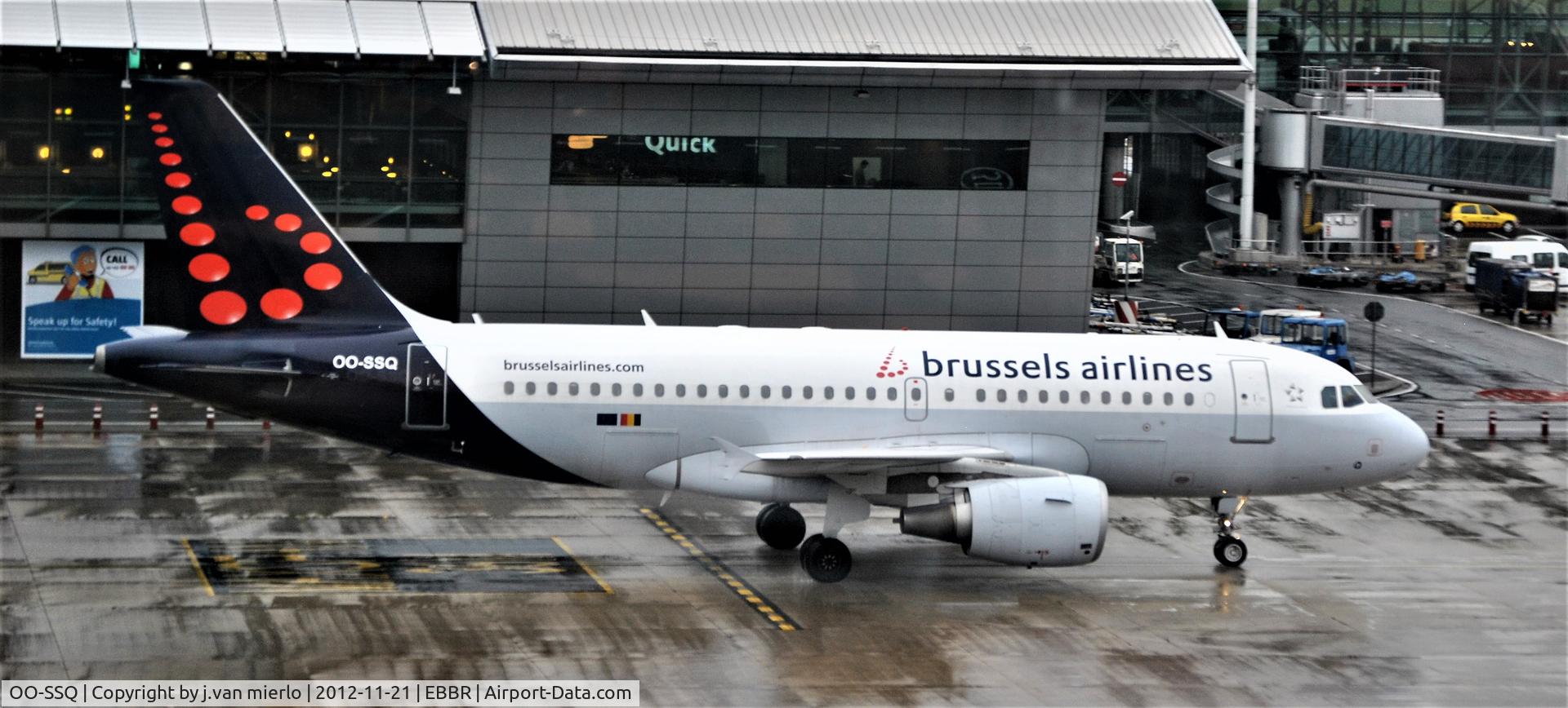 OO-SSQ, 2009 Airbus A319-112 C/N 3790, Brussels